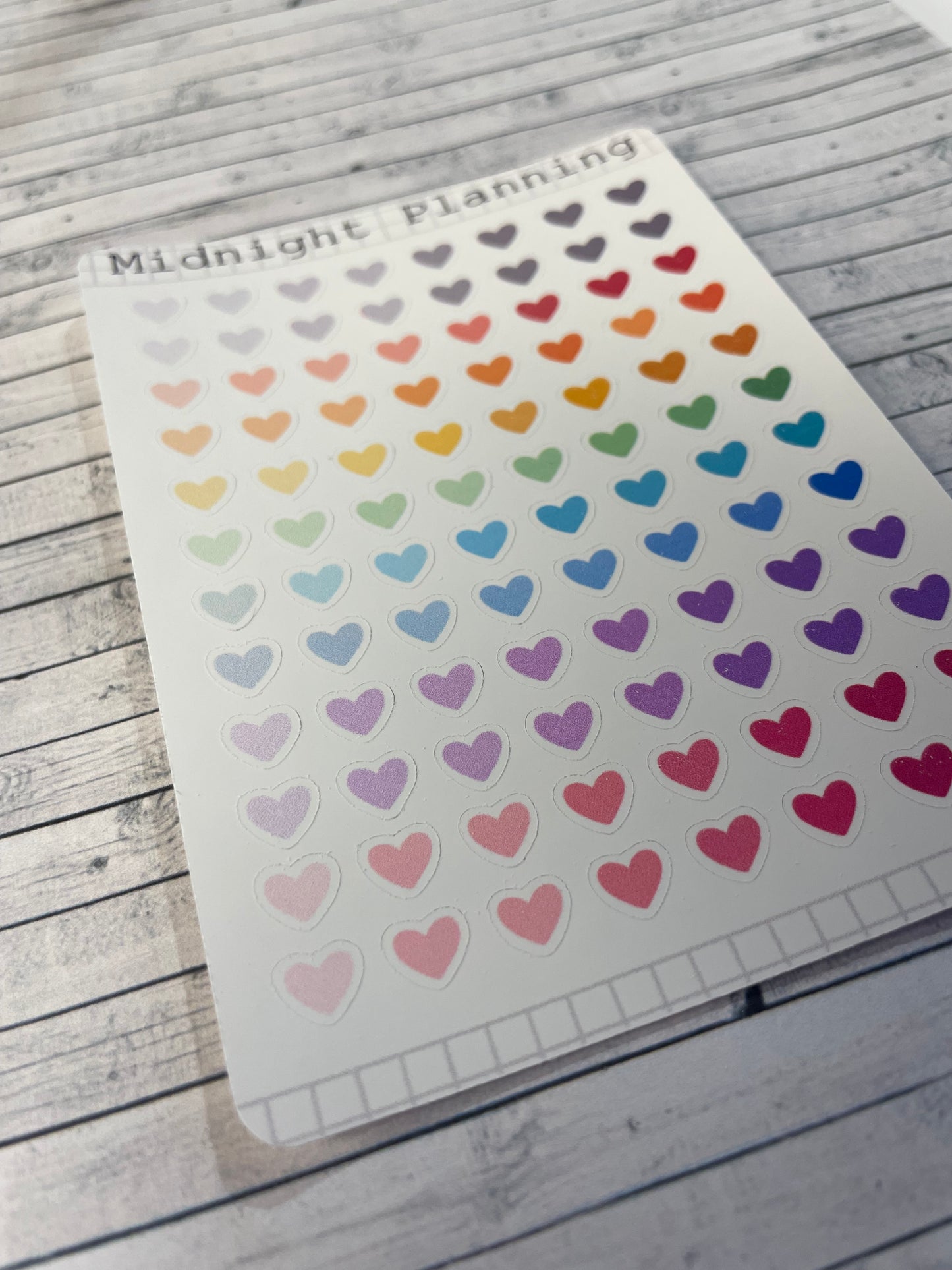 Heart Bullet Point Sticker Sheet