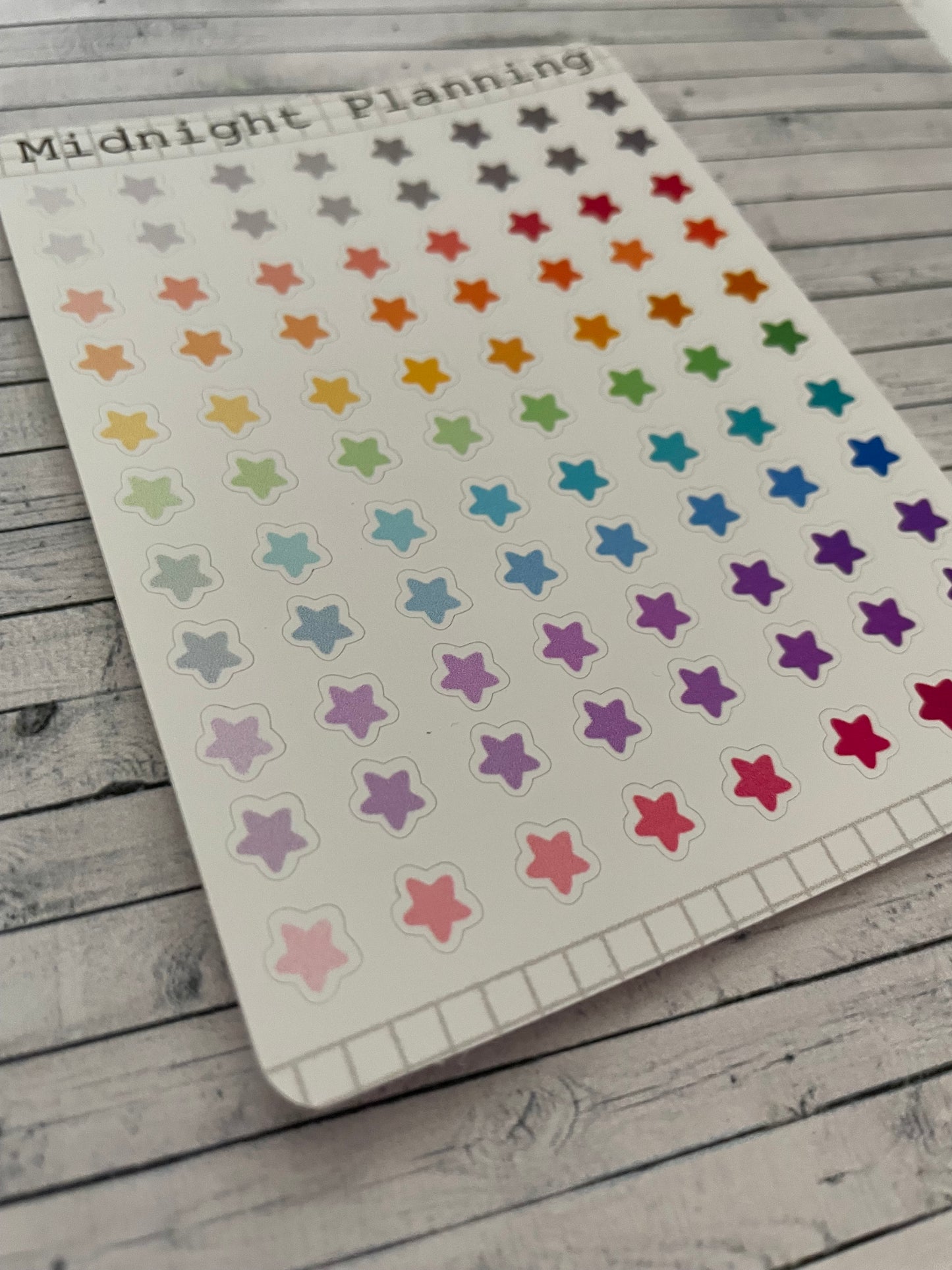 Star Bullet Point Sticker Sheet