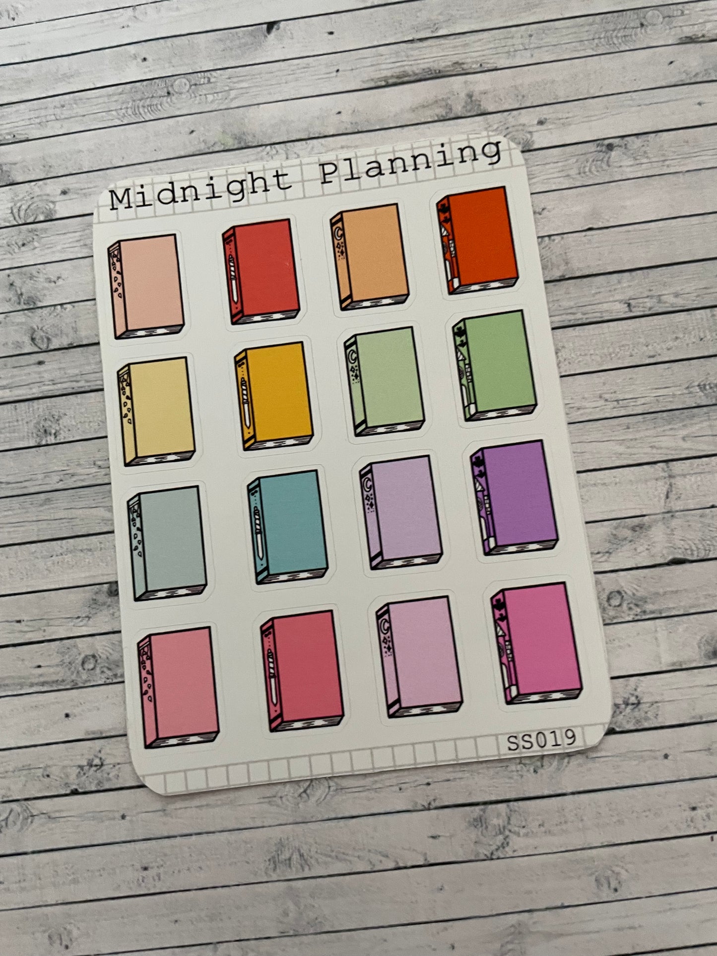 Notebooks With Decorated Spines