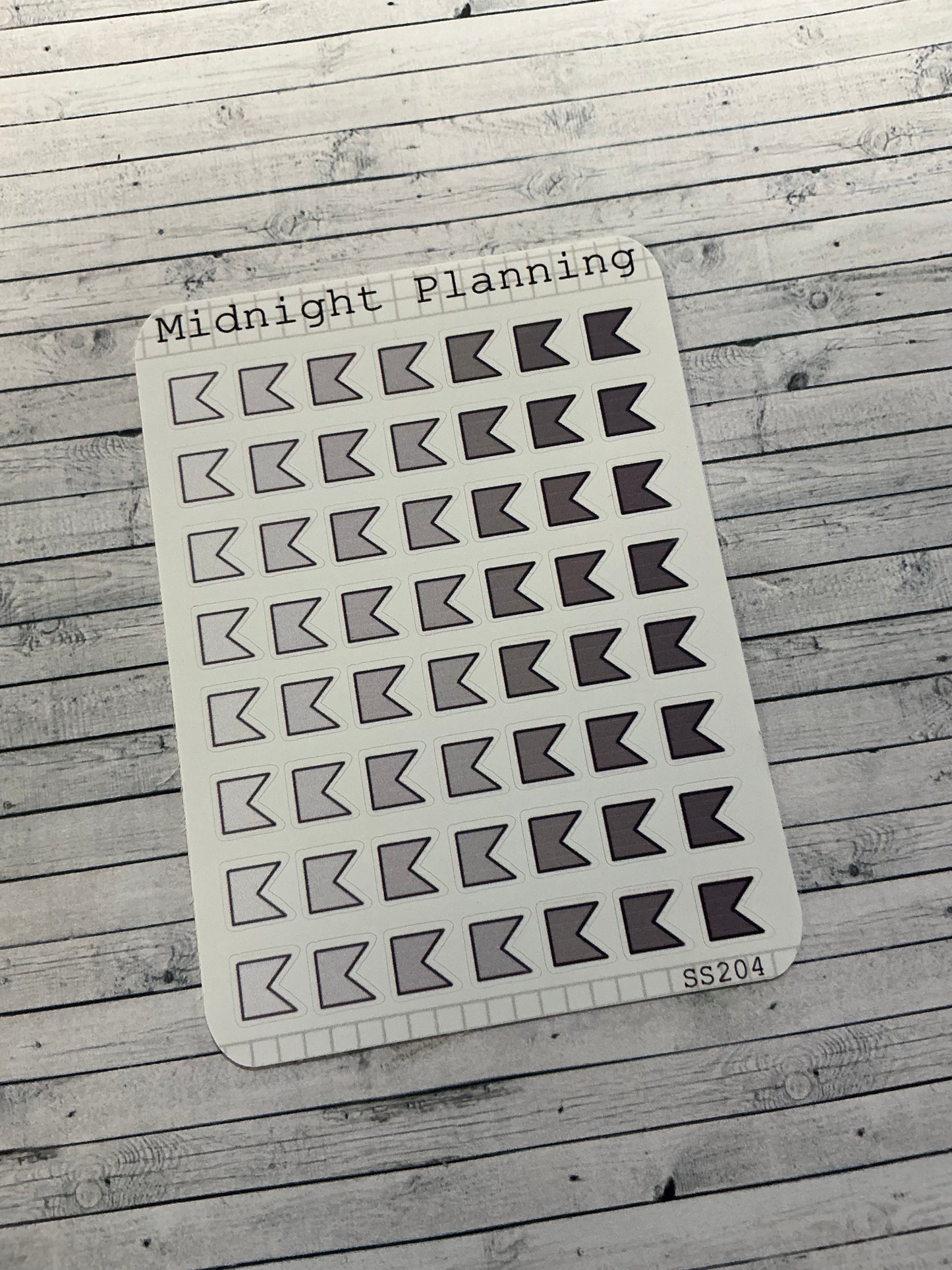 Flag Bullet Points Sticker Sheet