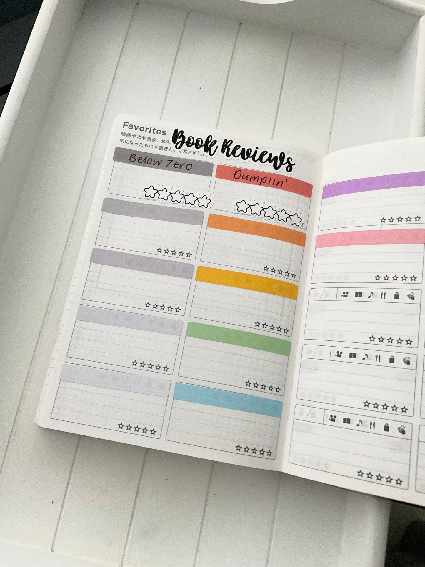Empty Reviewing Five Stars, Functional and Handmade Planner Sticker Sheets