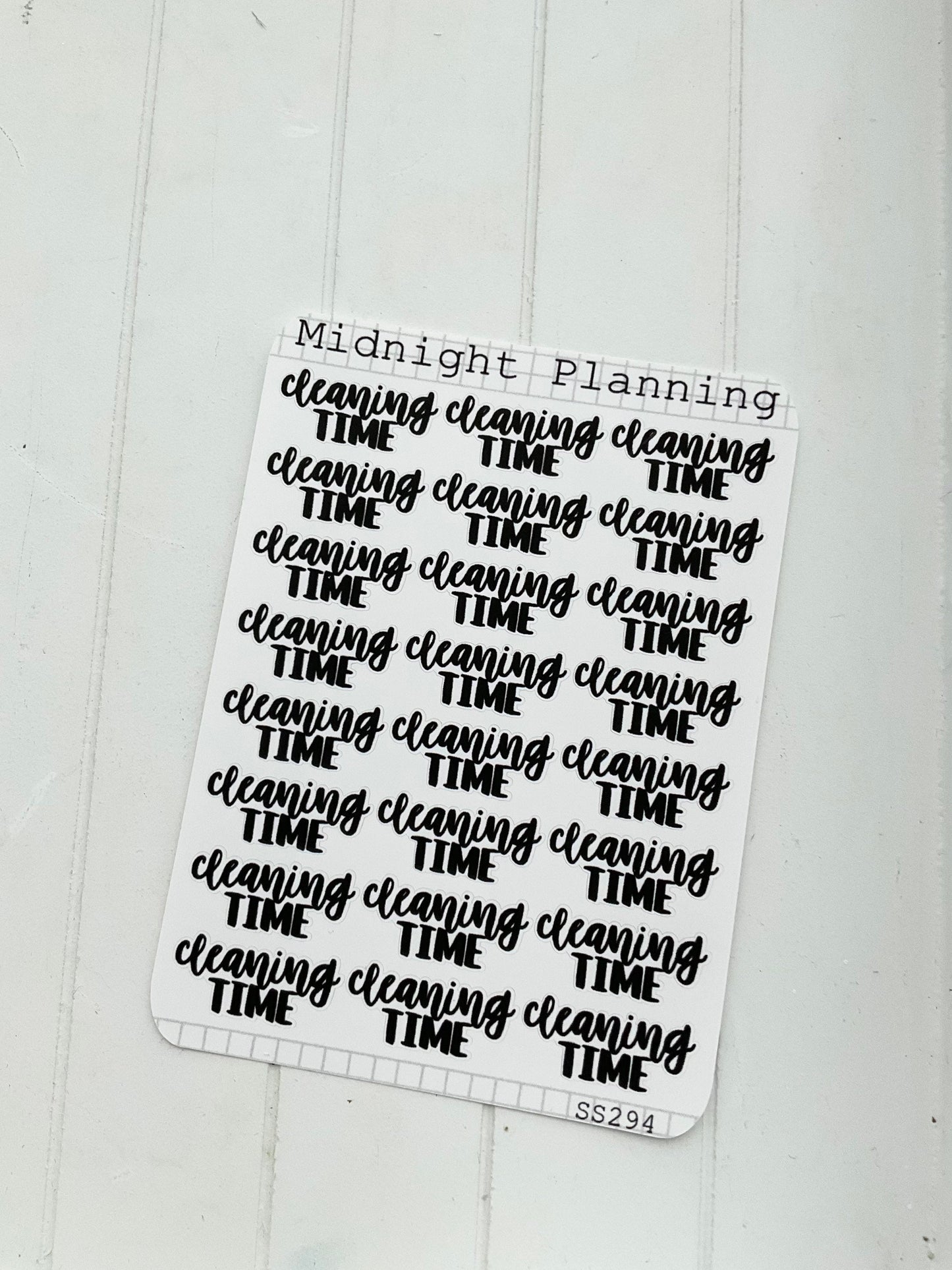 Cleaning Time, Script Allocators and Titles That Are Functional and Handmade Planner Sticker Sheets