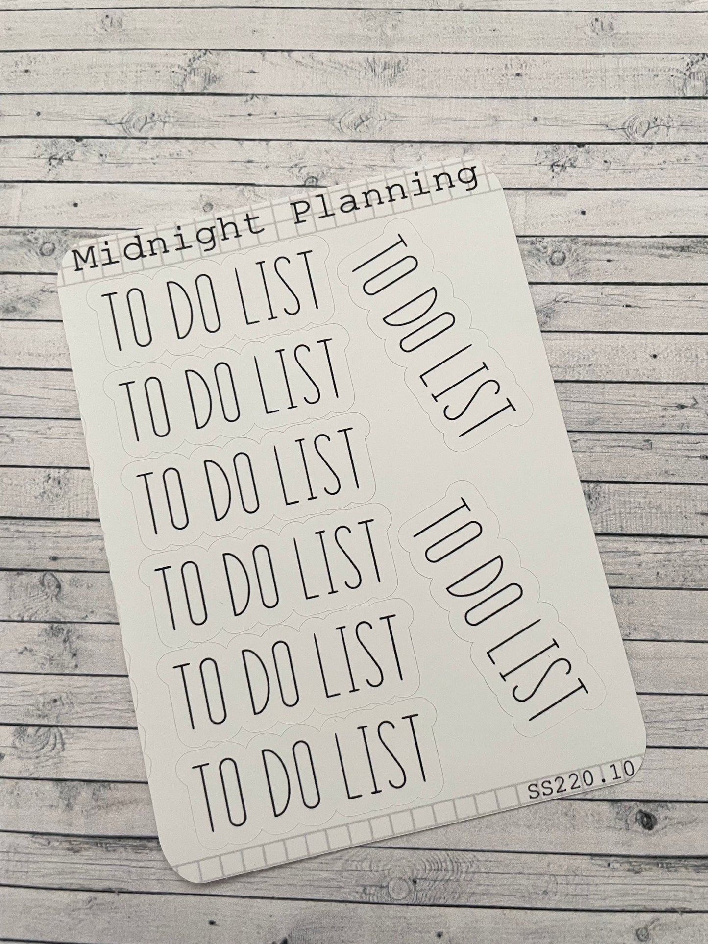 To-Do List Scripts, Functional and Handmade Planner Sticker Sheets