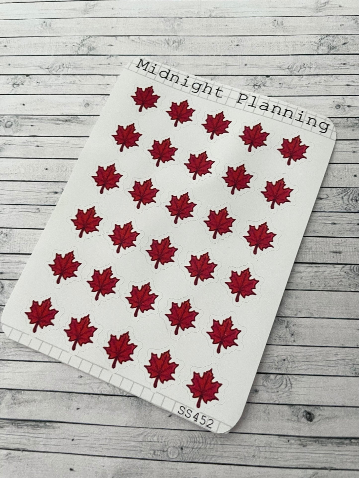 Autumn Leaves, Sticker Sheets