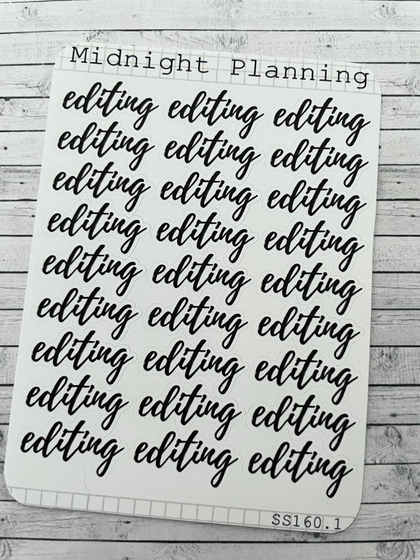 Editing Scripts, Functional and Handmade Planner Sticker Sheets