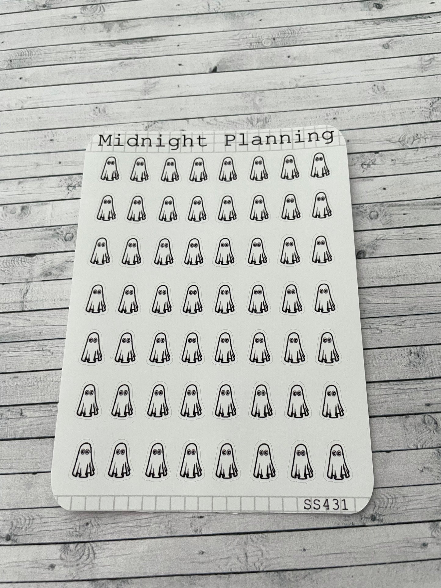 Ghost Bullet Points Sticker Sheet