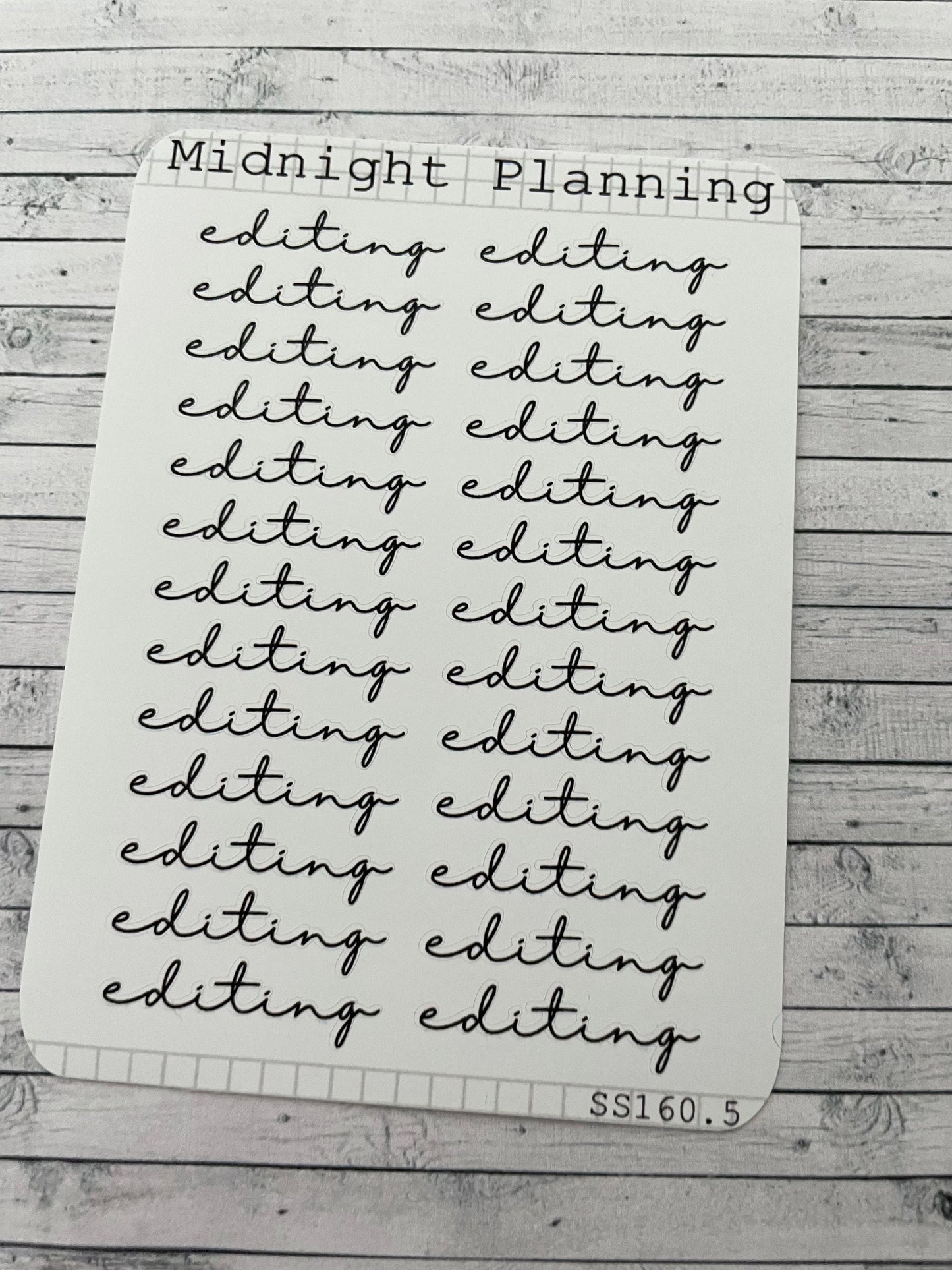Editing Scripts, Functional and Handmade Planner Sticker Sheets
