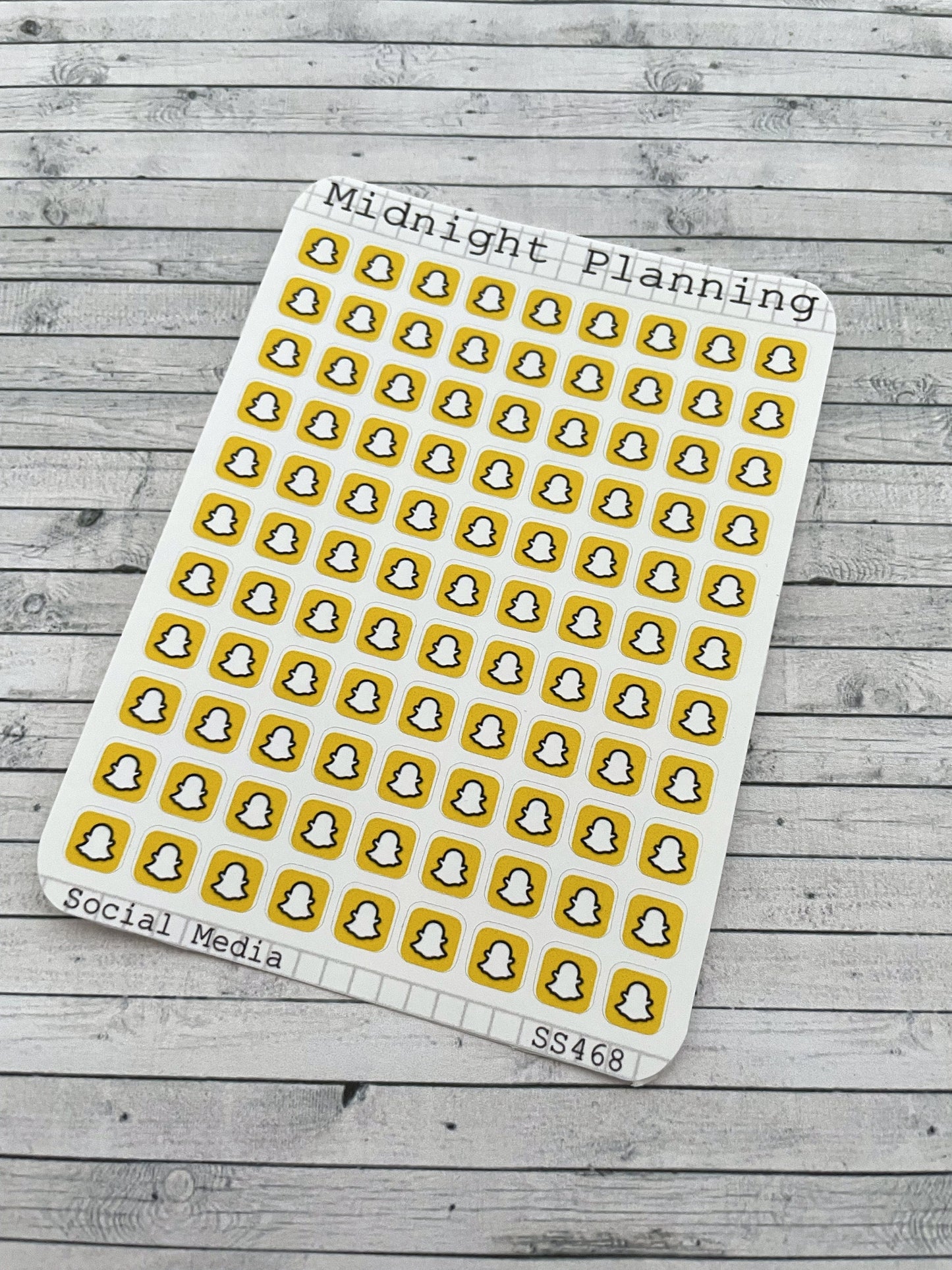 Social Media Markers, Functional and Handmade Planner Sticker Sheets