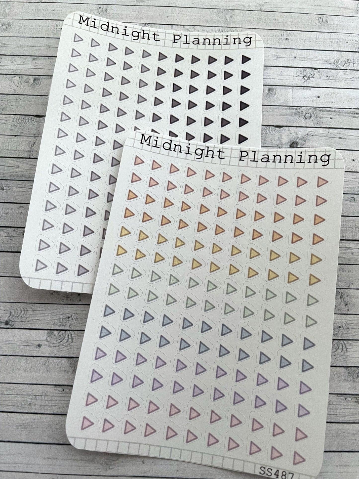 Arrow Bullet Points Sticker Sheet