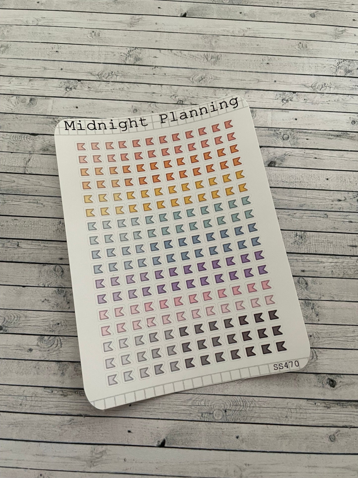 Flag Mini Bullet Points Sticker Sheet