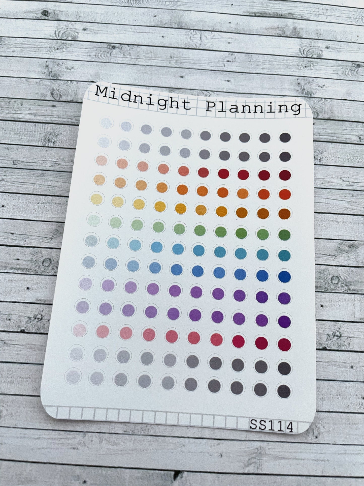 Circle Bullet Point Stickers