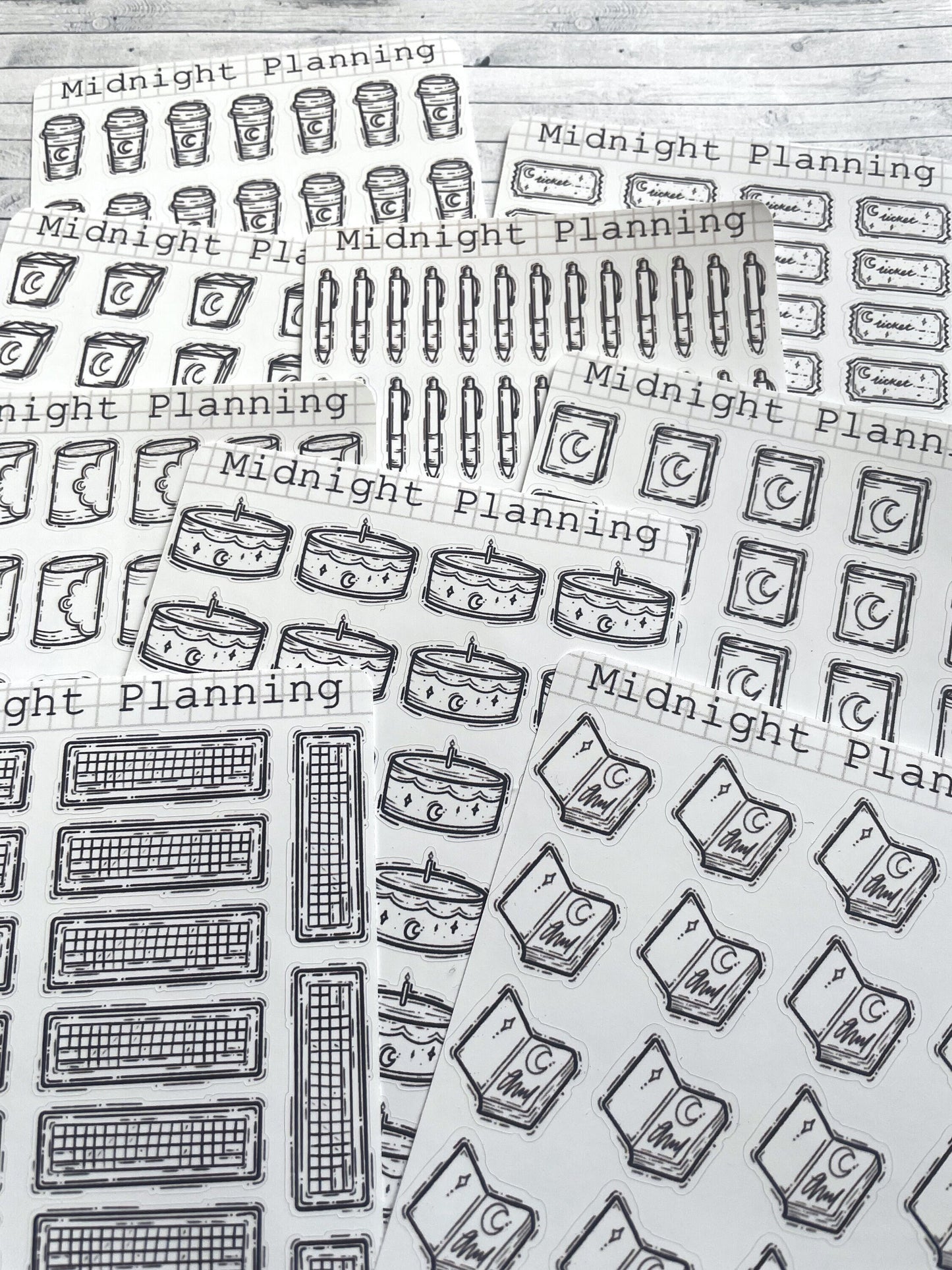 Icon Stickers, Functional and Handmade Stickers