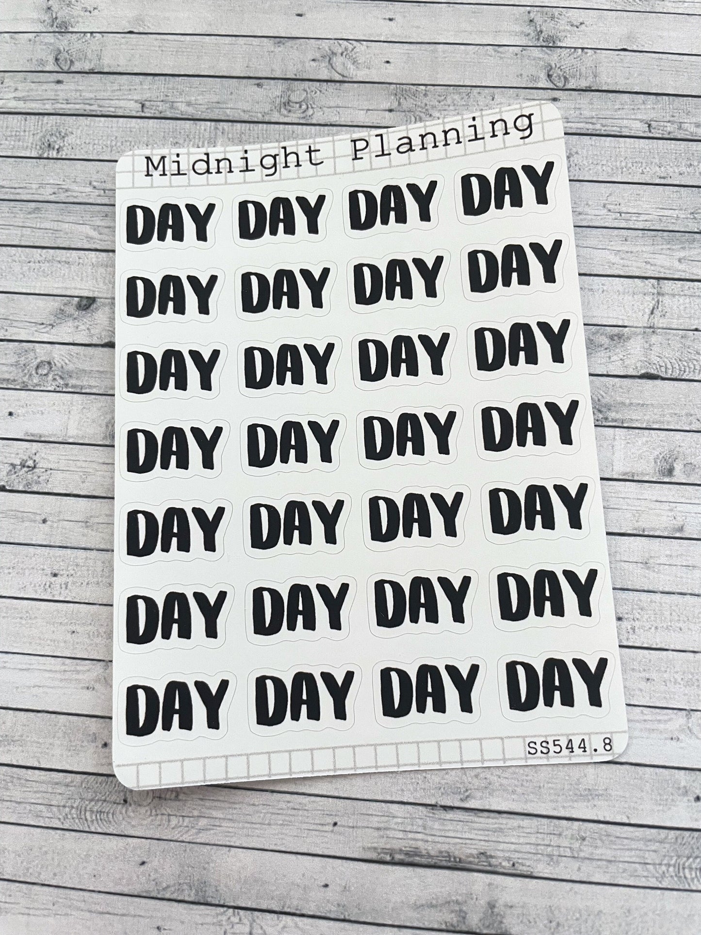 Day, Script Allocators and Titles That Are Functional and Handmade Planner Sticker Sheets