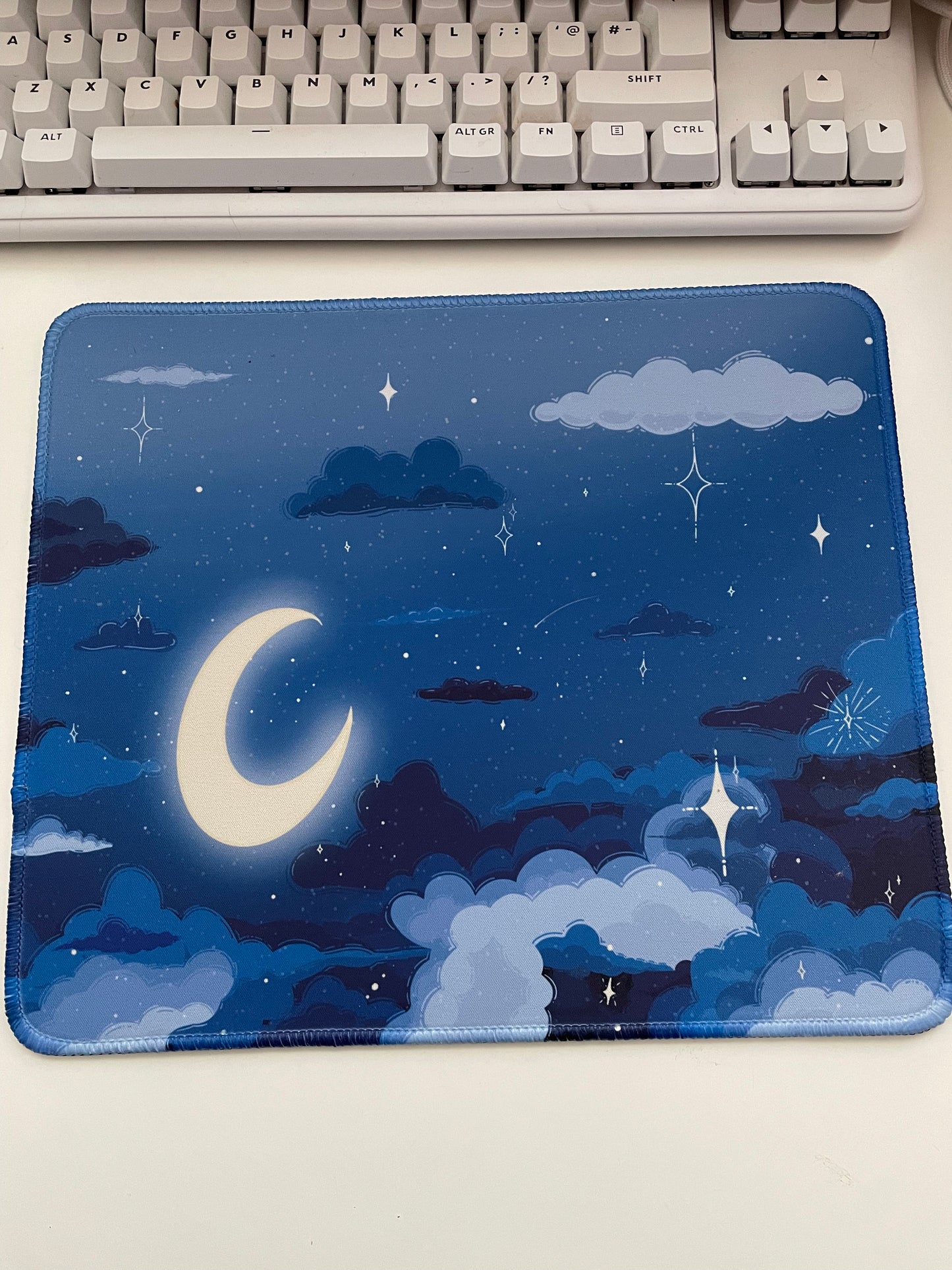 Night Sky, Hand designed Mouse Mat