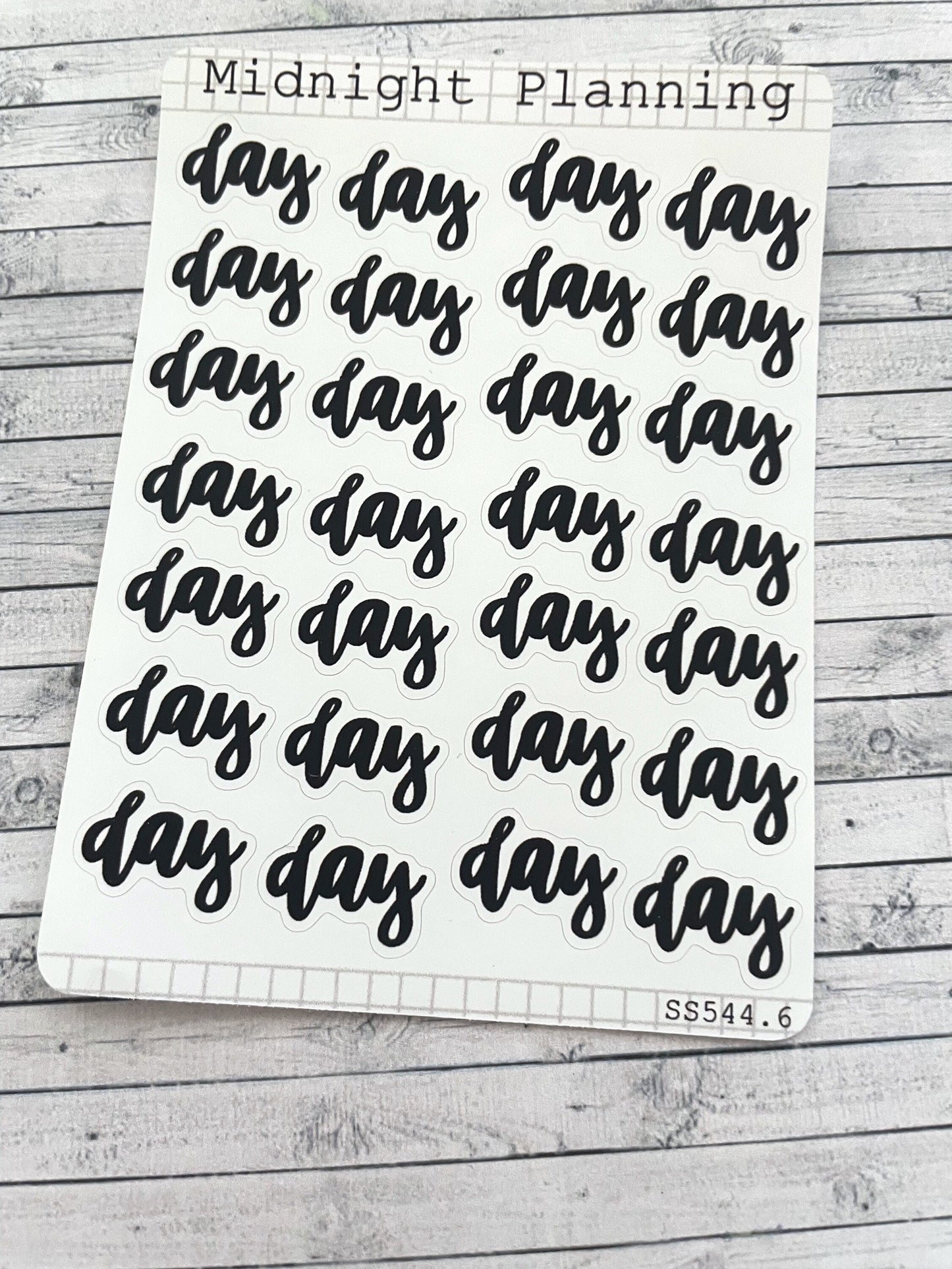 Day, Script Allocators and Titles That Are Functional and Handmade Planner Sticker Sheets