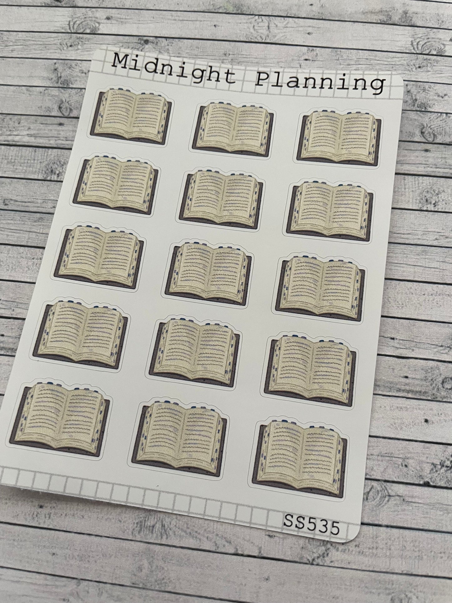 Annotated Notebook, Sticker Sheet