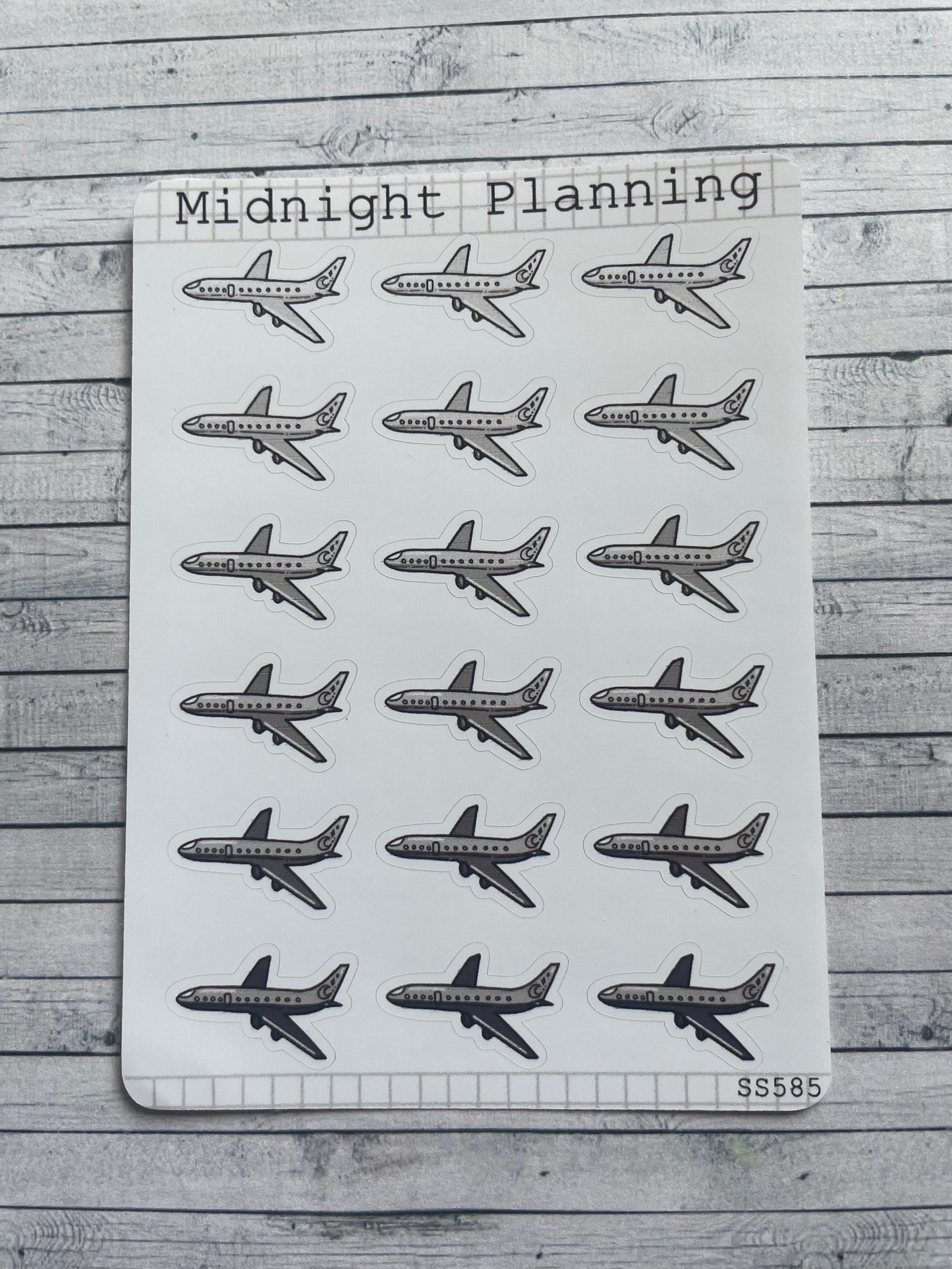 Airplane Sticker Sheet