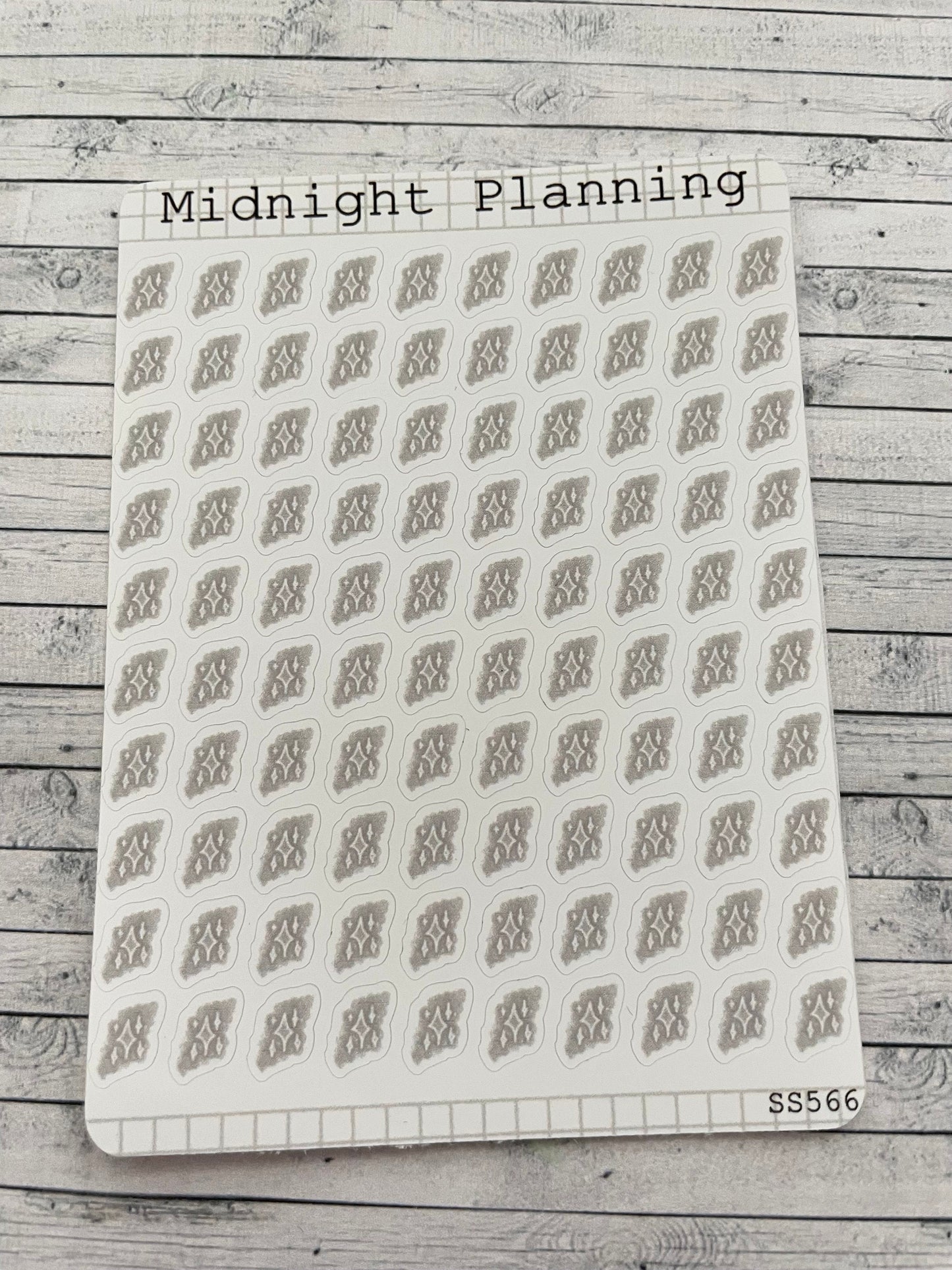 Star Cluster Bullet Points, Functional and Handmade Planner Sticker Sheets