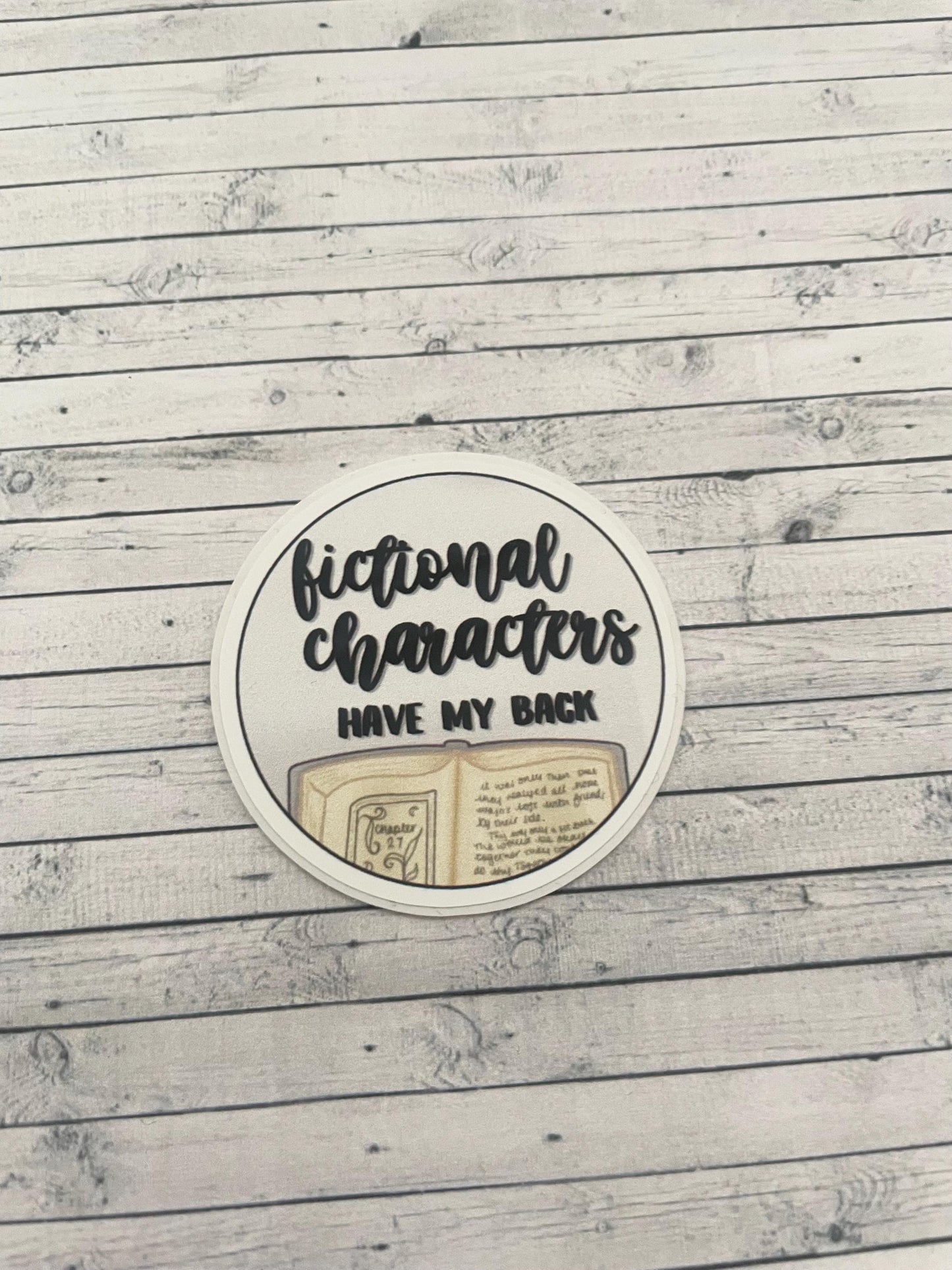 Fictional Characters Have My Back