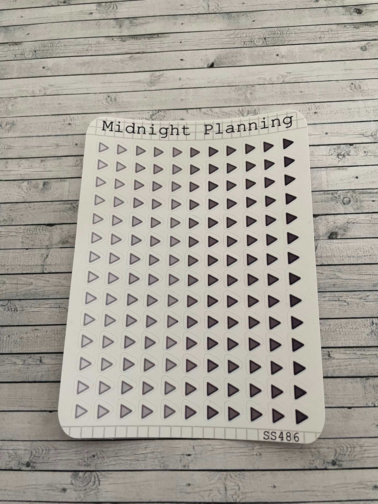 Arrow Bullet Points Sticker Sheet