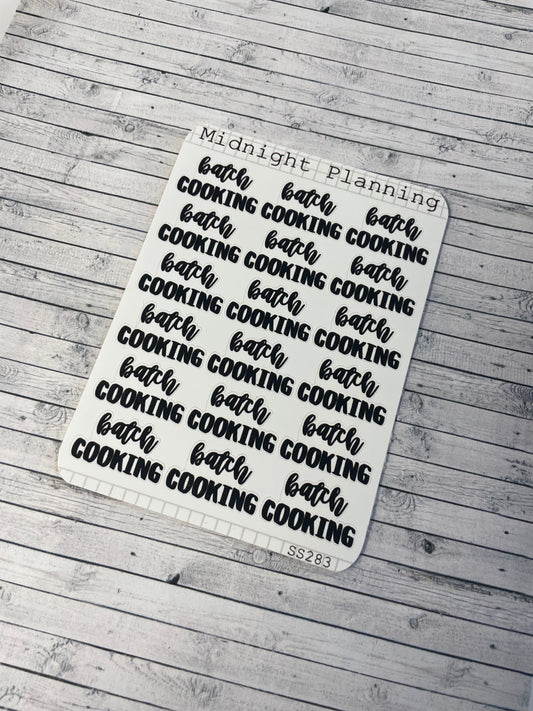 Batch Cooking Sticker Sheet