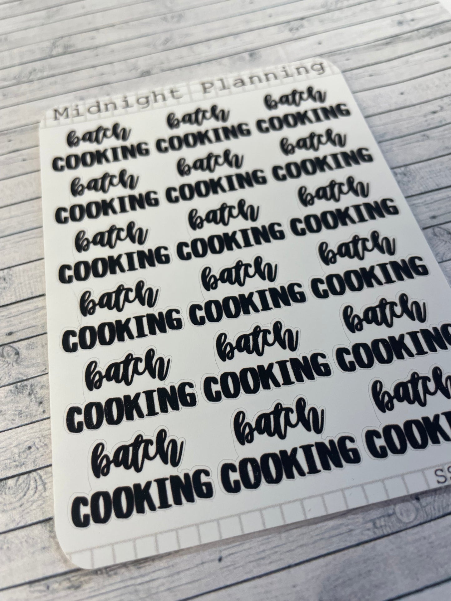 Batch Cooking Sticker Sheet