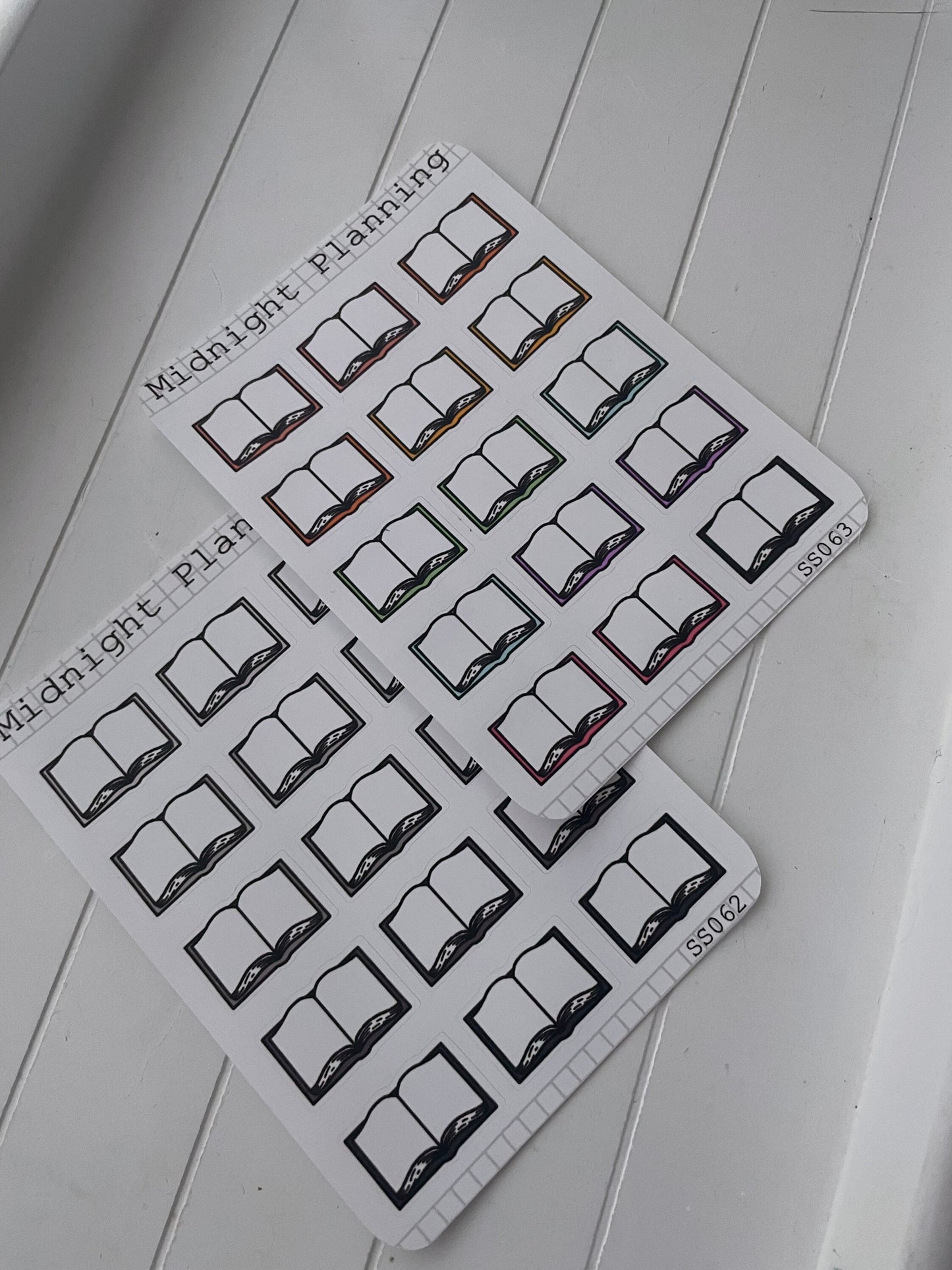 Open Book Stickers