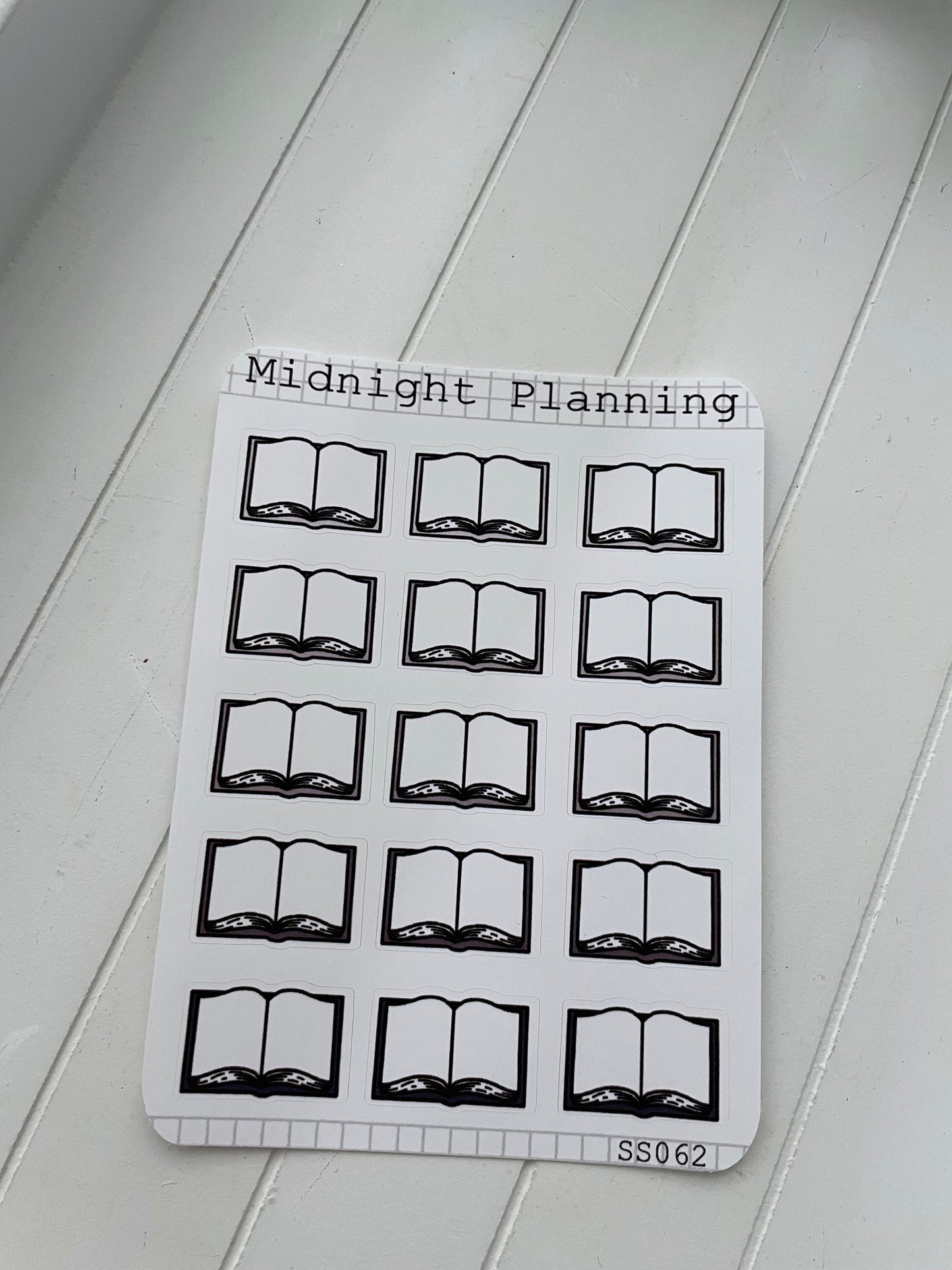 Open Book Stickers