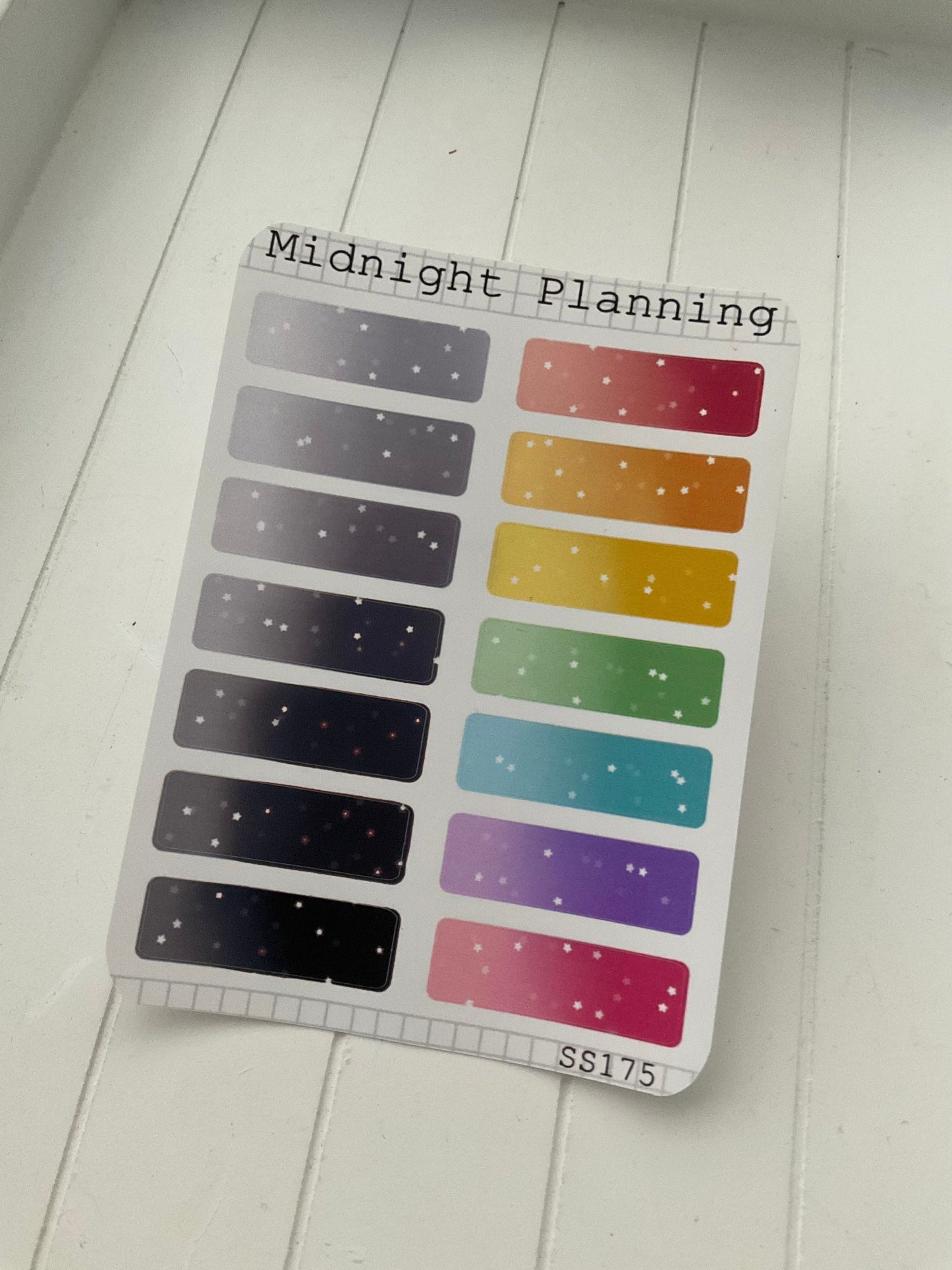 Box Stickers With Small Stars