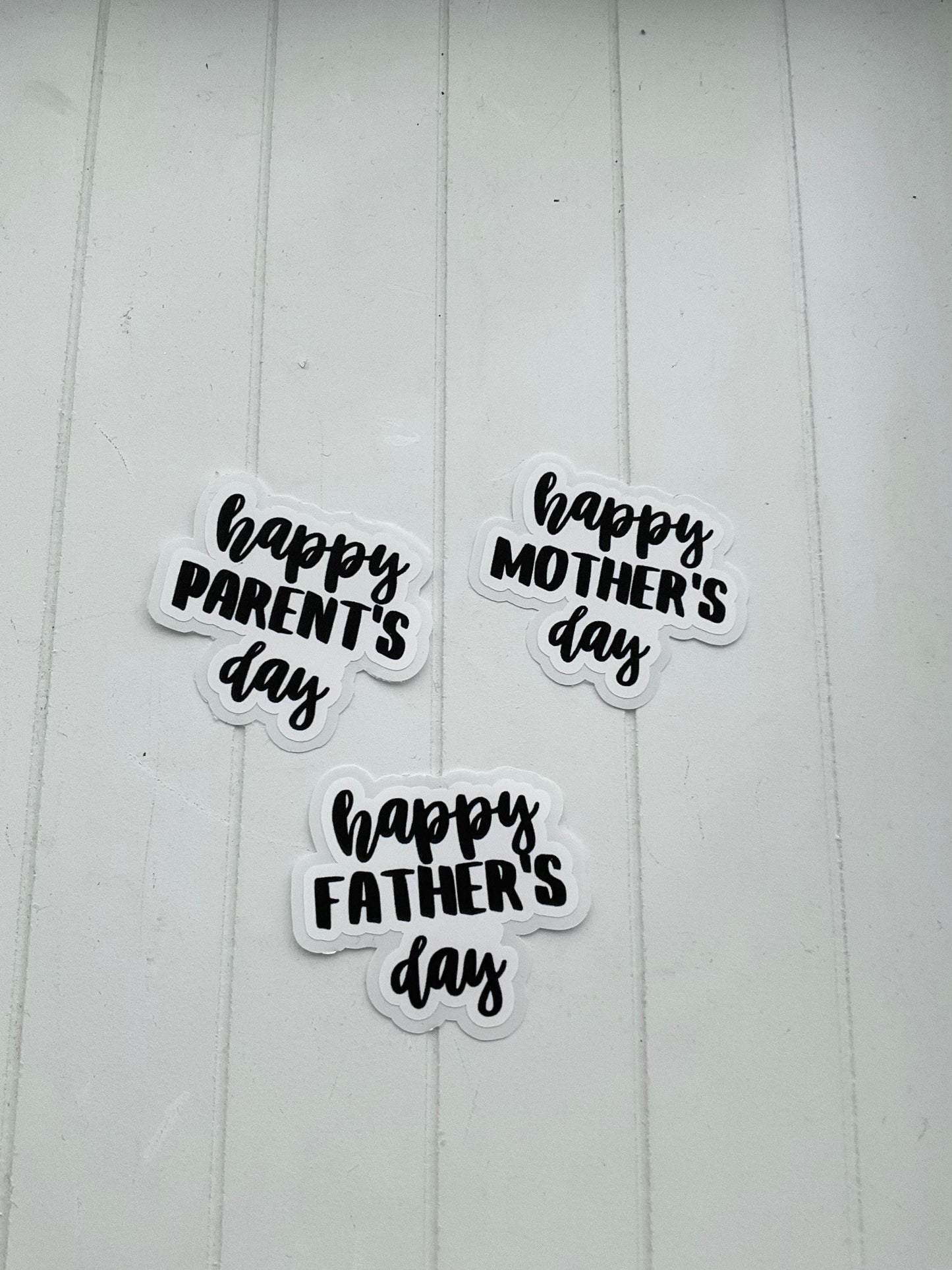 Happy Parents / Mothers / Fathers Day!  Functional and Handmade Planner Die Cut Title Sticker