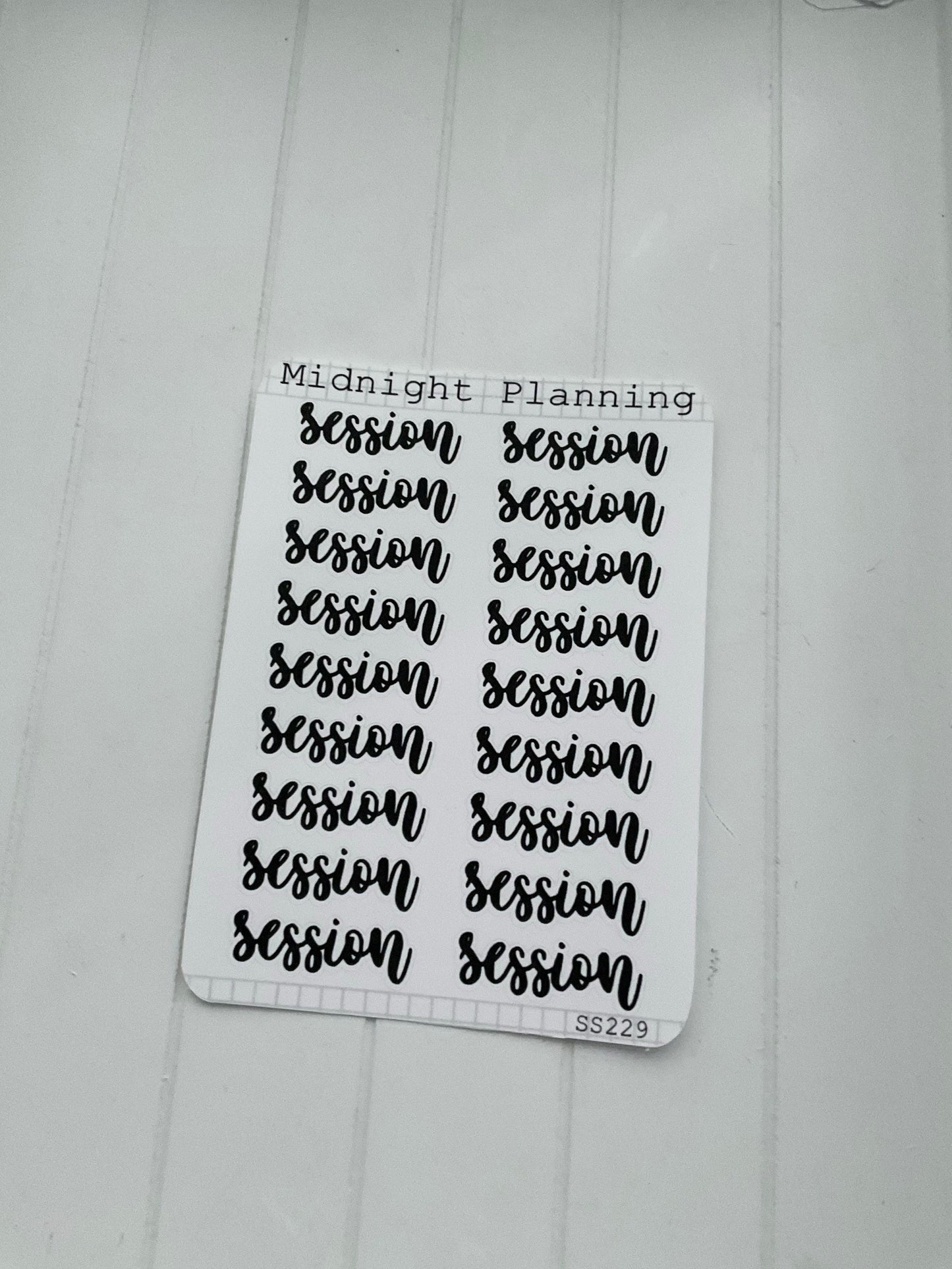 Session In Font Eight, Script Allocators and Titles That Are Functional and Handmade Planner Sticker Sheets