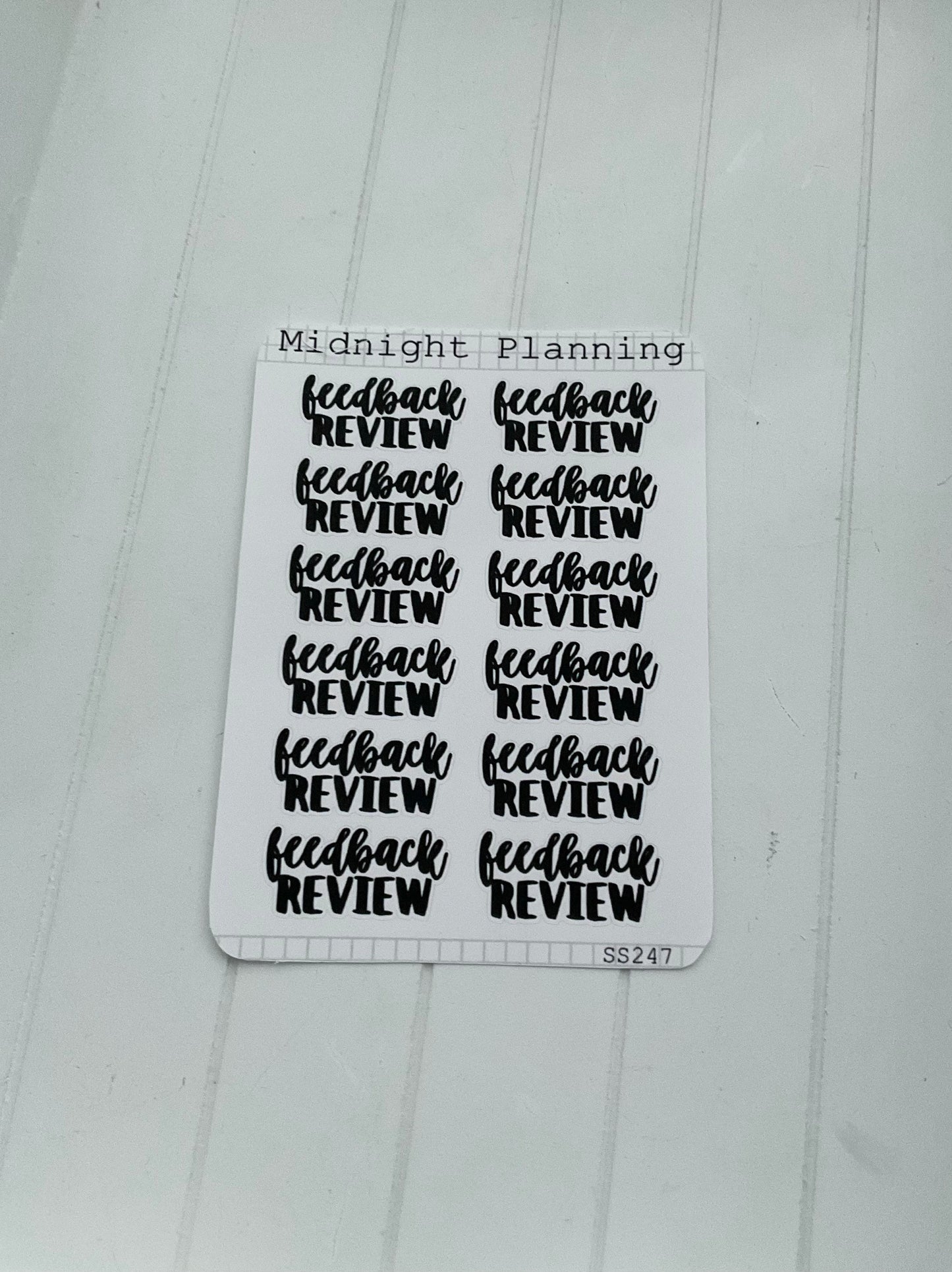 Feedback Review, Writer and Author Inspired, Script Allocators and Titles That Are Functional and Handmade Planner Sticker Sheets