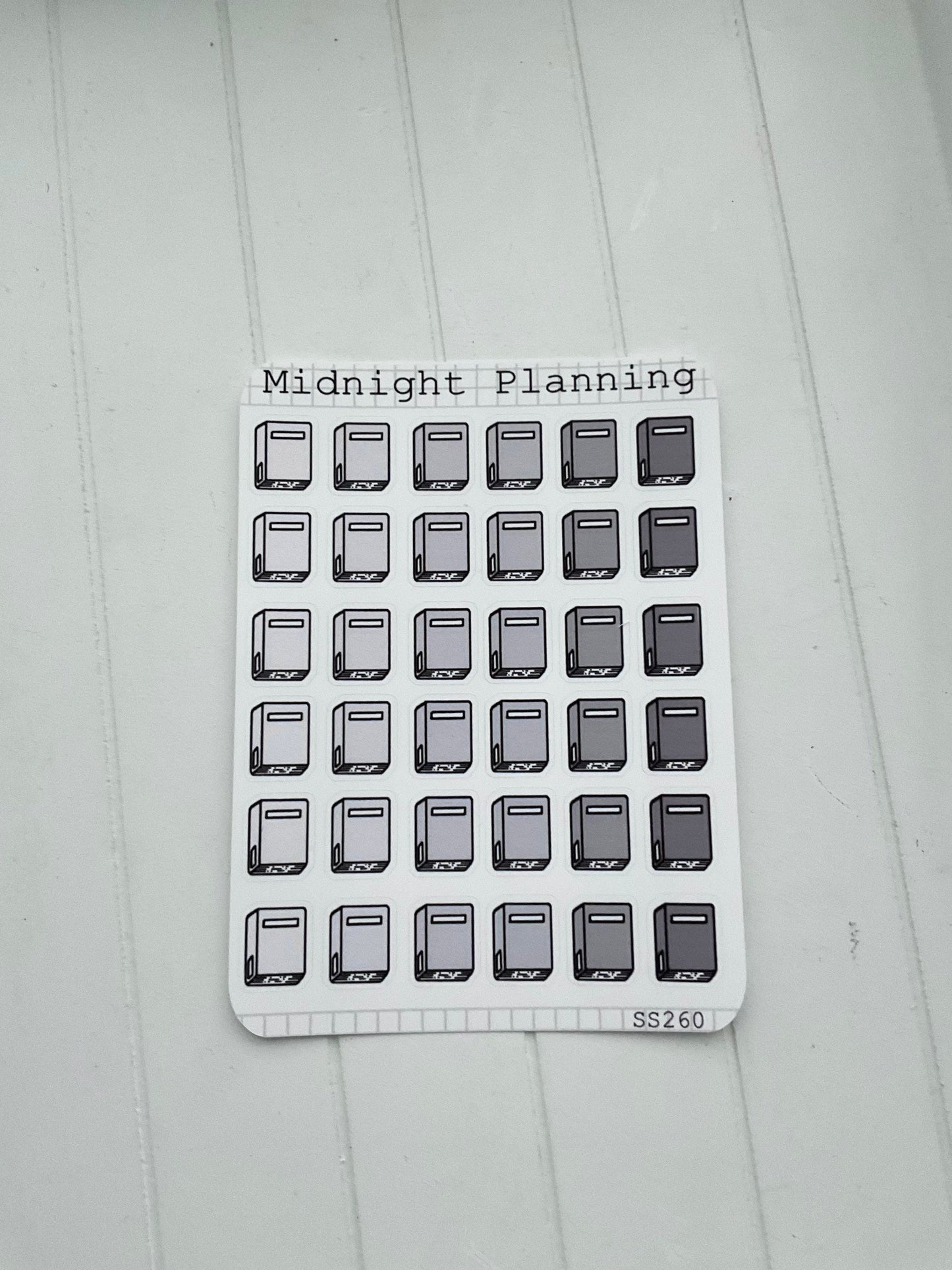 Library Book Inspired Stickers, Functional and Handmade Stickers