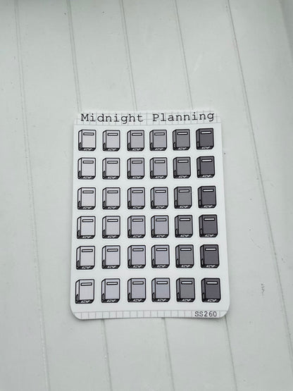 Library Book Inspired Stickers, Functional and Handmade Stickers