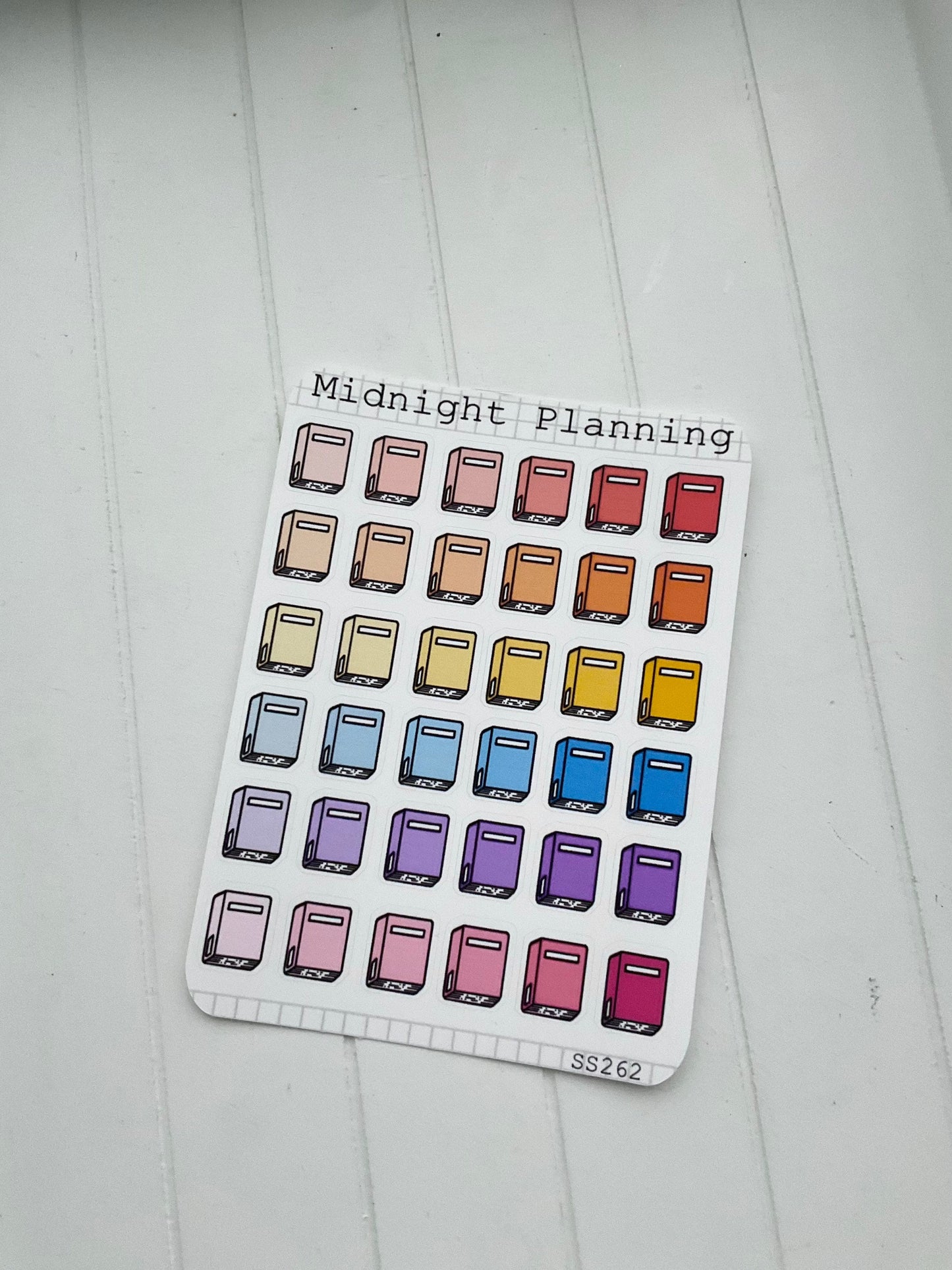 Library Book Inspired Stickers, Functional and Handmade Stickers