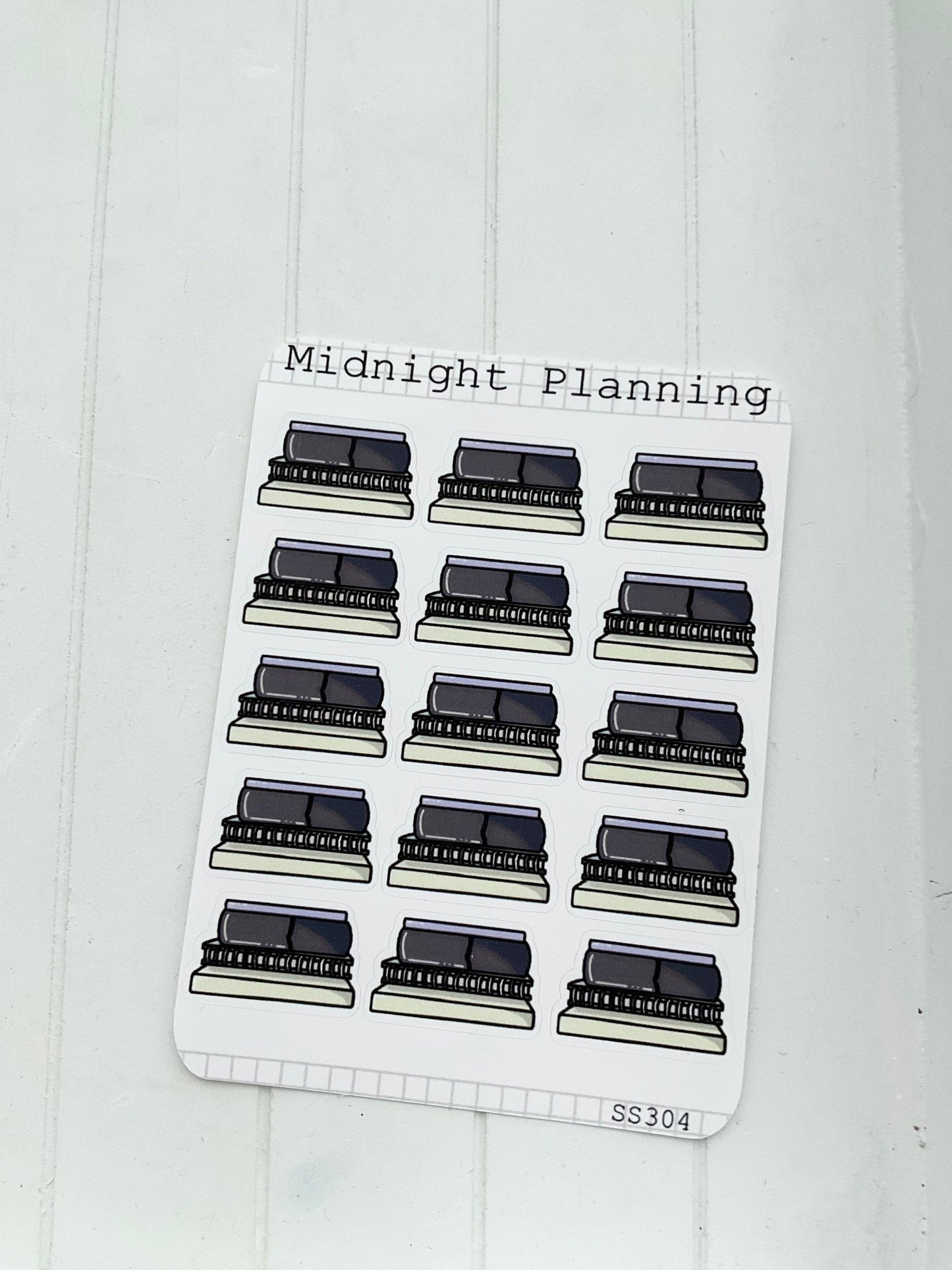 Planner Stack Sticker Sheet, Functional and Handmade Stickers
