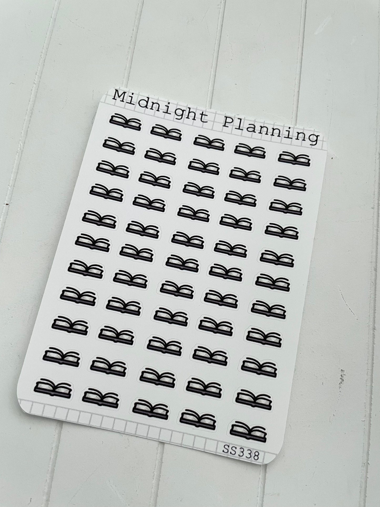 Open Book Bullet Point, Functional and Handmade Planner Sticker Sheets