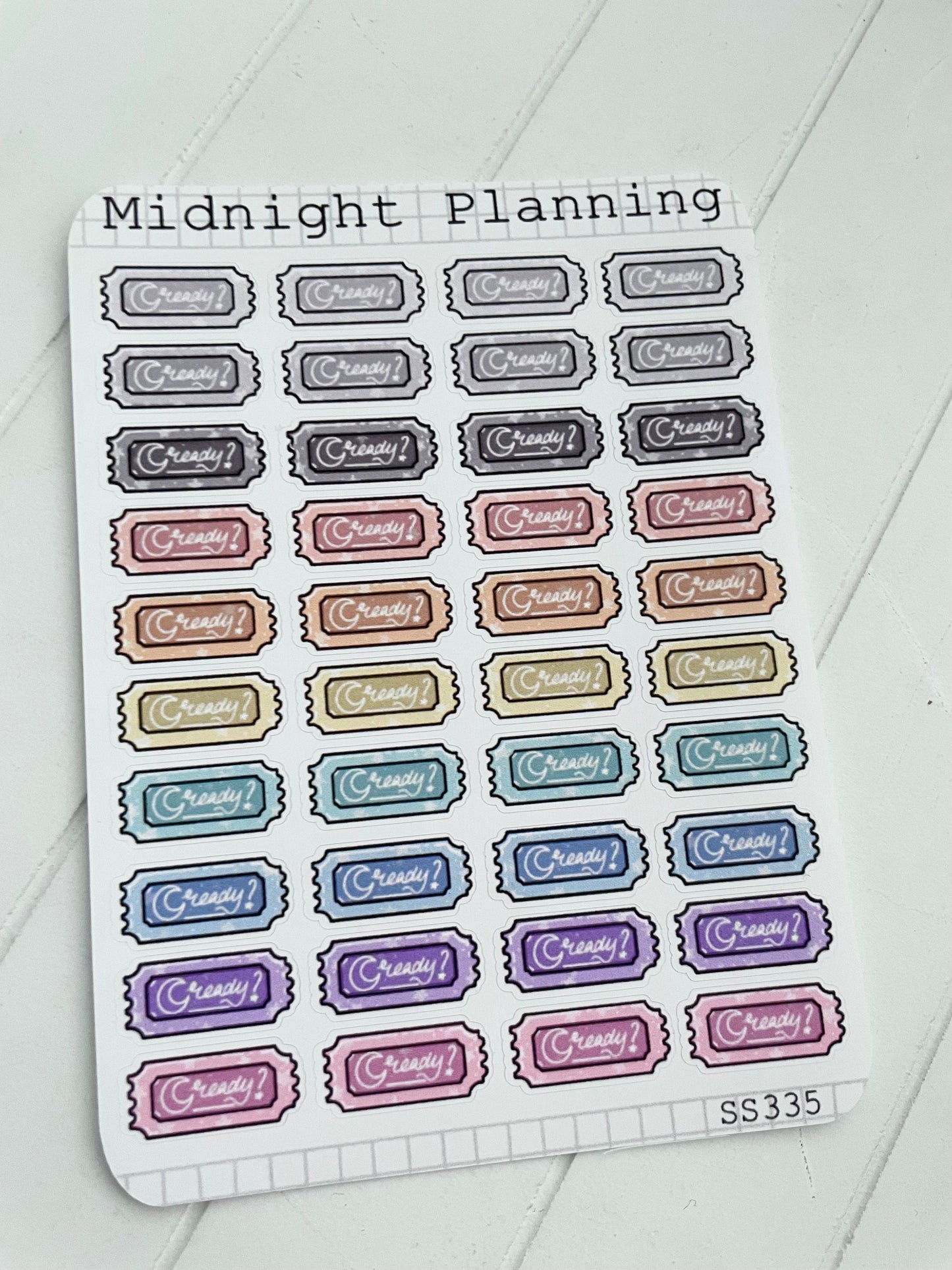 Tickets, Event, Show, Game Marker Stickers, Functional and Handmade Stickers