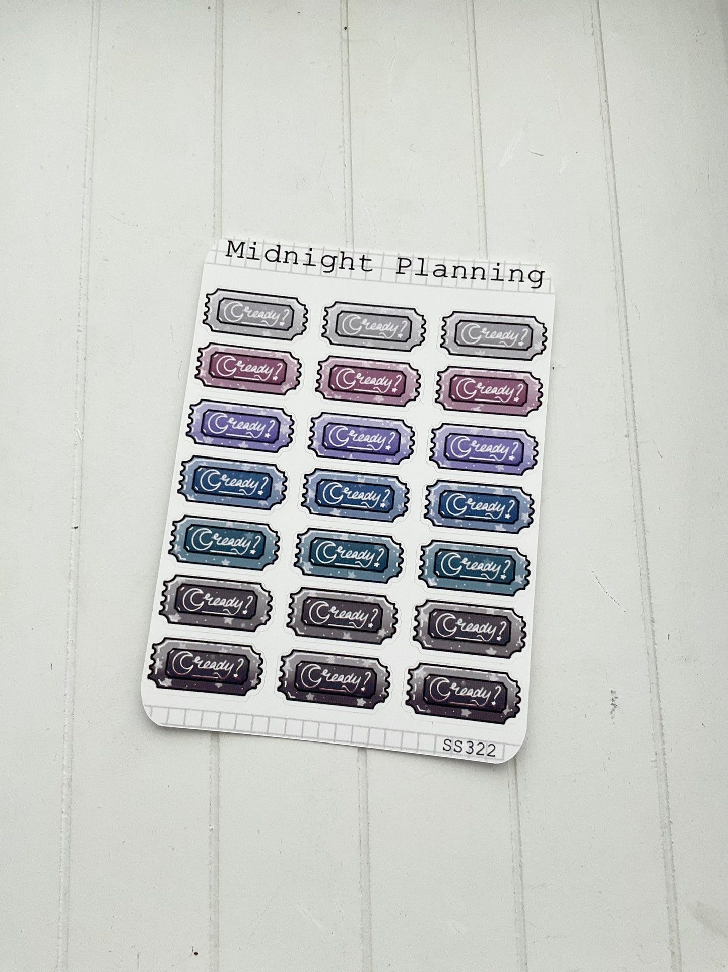 Tickets, Event, Show, Game Marker Stickers, Functional and Handmade Stickers