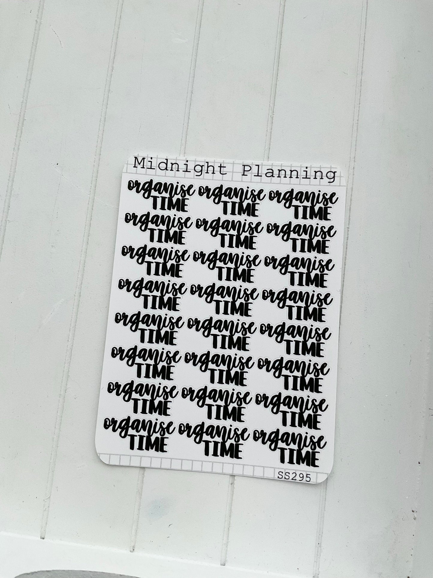 Organise Time, Script Allocators and Titles That Are Functional and Handmade Planner Sticker Sheets
