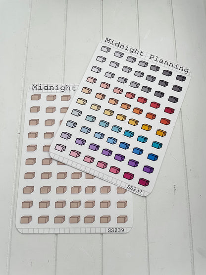 Parcel and Delivery Marker Stickers, Functional and Handmade Stickers