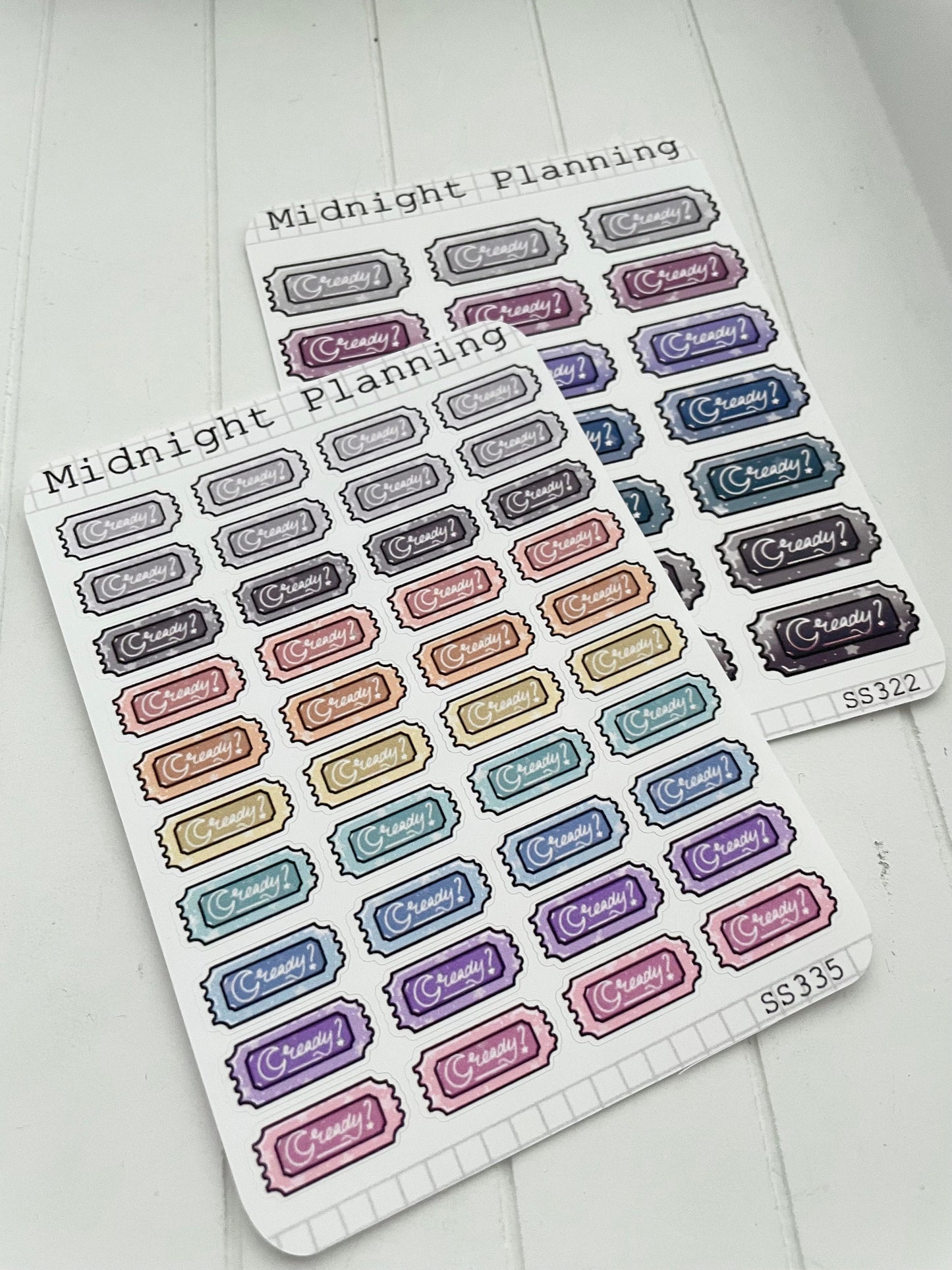 Tickets, Event, Show, Game Marker Stickers, Functional and Handmade Stickers