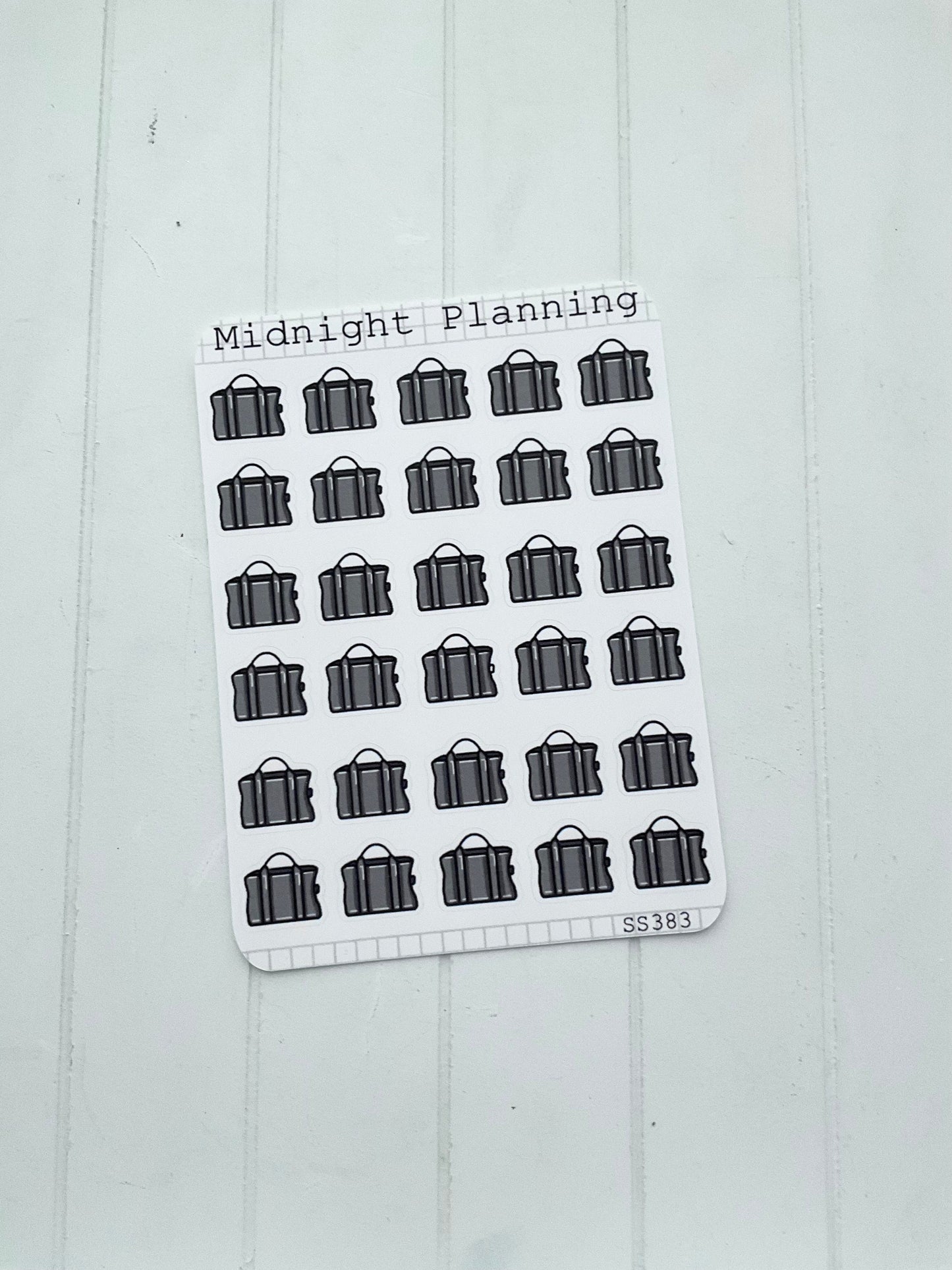 Tote Bag, Handbag, Purse, Functional and Handmade Planner Sticker Sheets