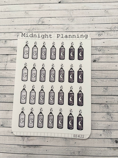 Fairy Liquid Inspired Bottles, Functional and Handmade Planner Sticker Sheets