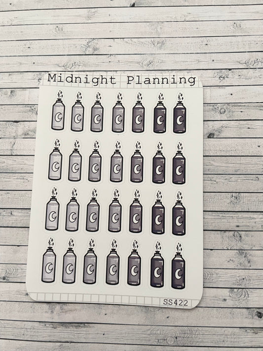 Fairy Liquid Inspired Bottles, Functional and Handmade Planner Sticker Sheets