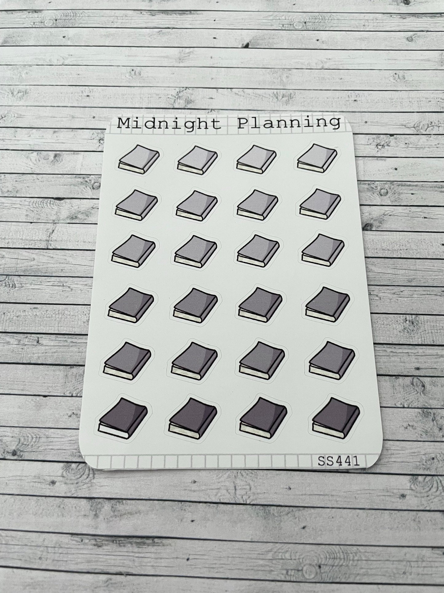 Book, Functional and Handmade Planner Sticker Sheets