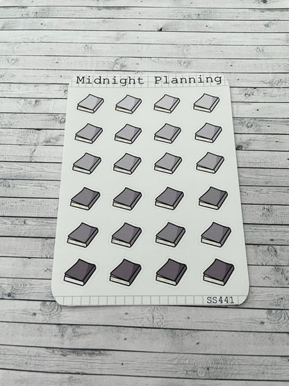 Book, Functional and Handmade Planner Sticker Sheets