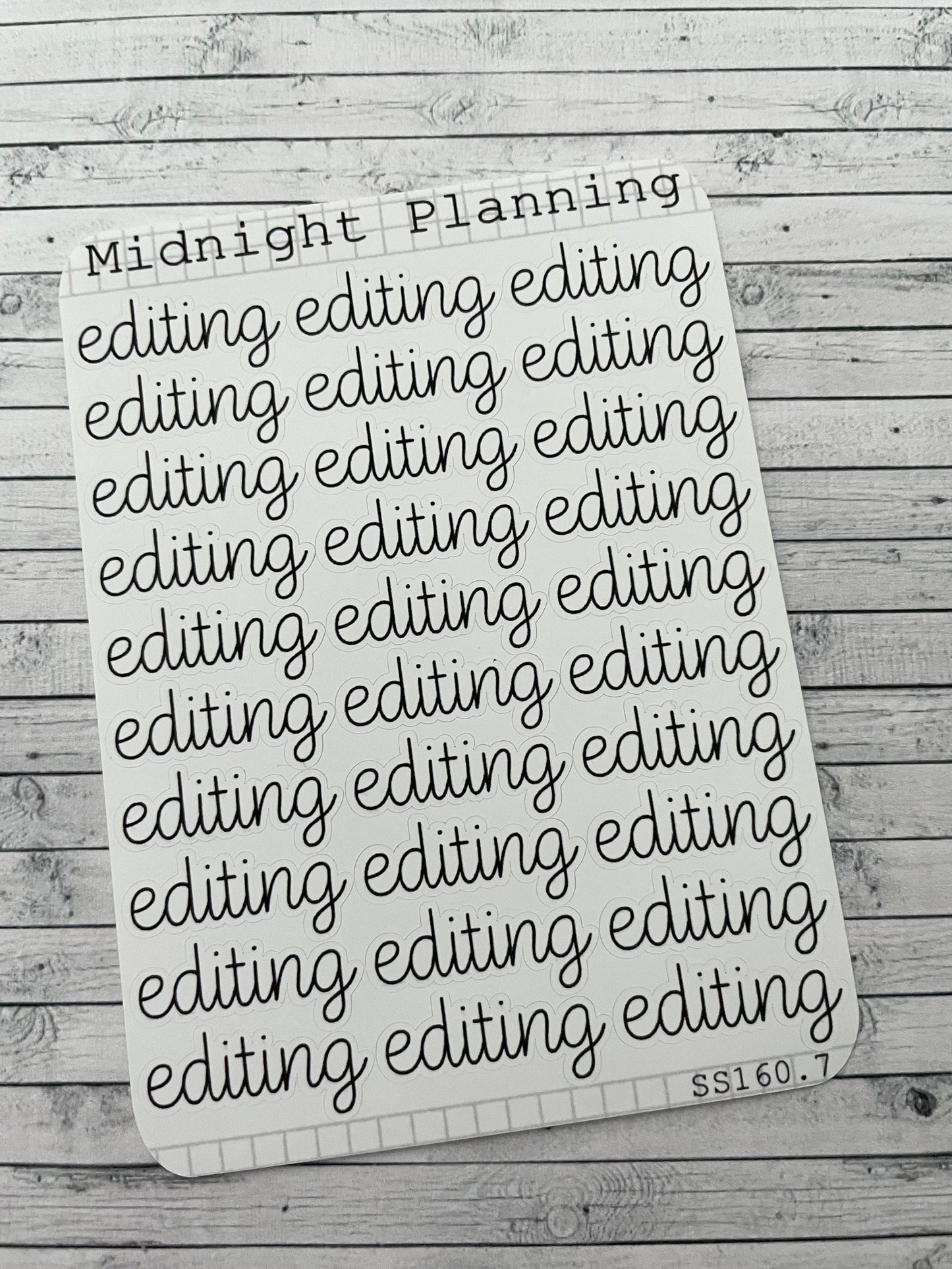 Editing Scripts, Functional and Handmade Planner Sticker Sheets