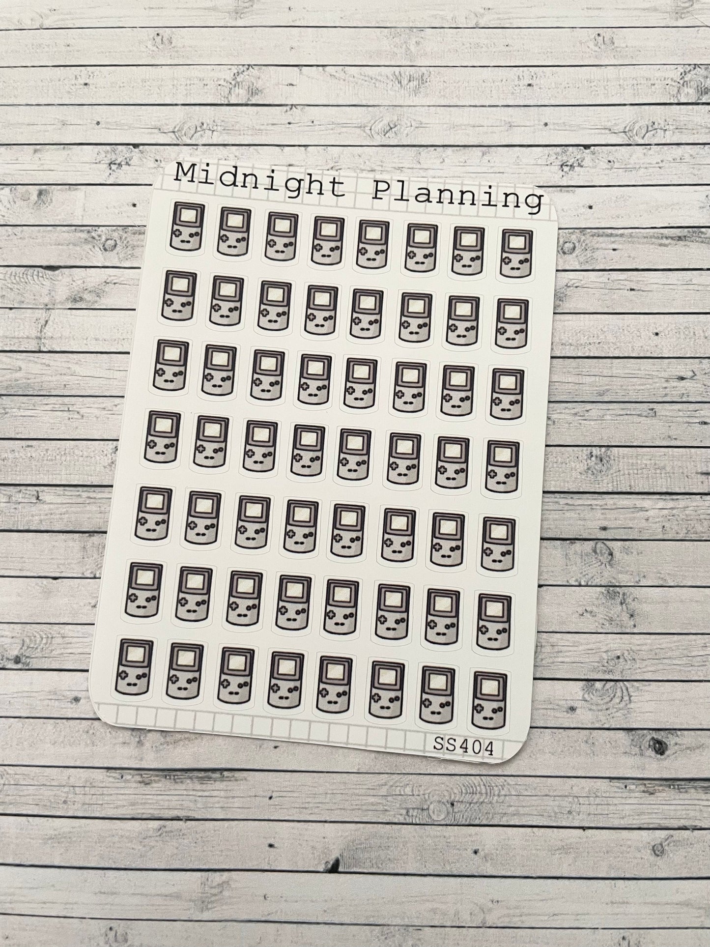 Gameboy Bullet Points Sticker Sheet
