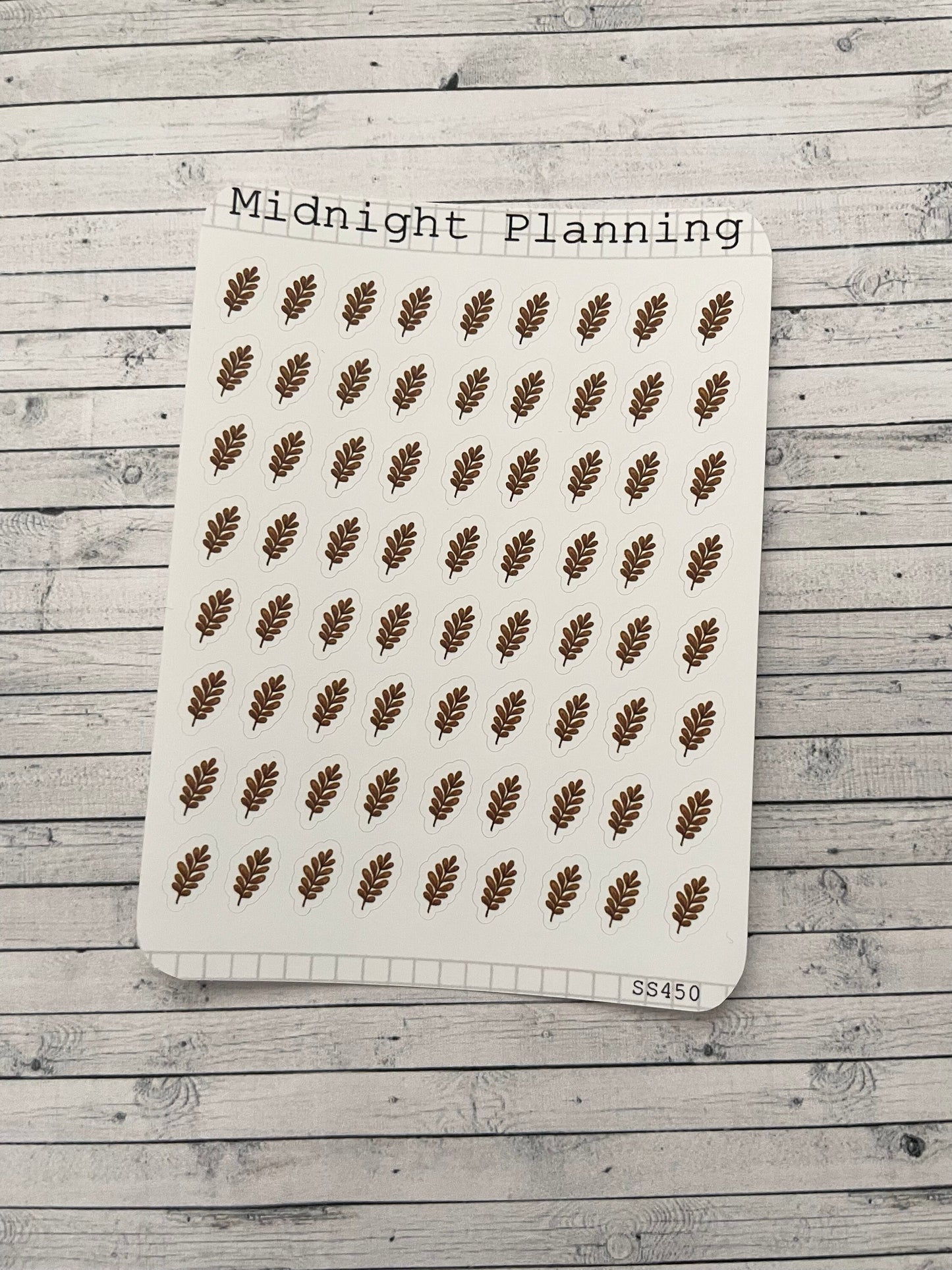 Leaves Bullet Point, Functional and Handmade Planner Sticker Sheets